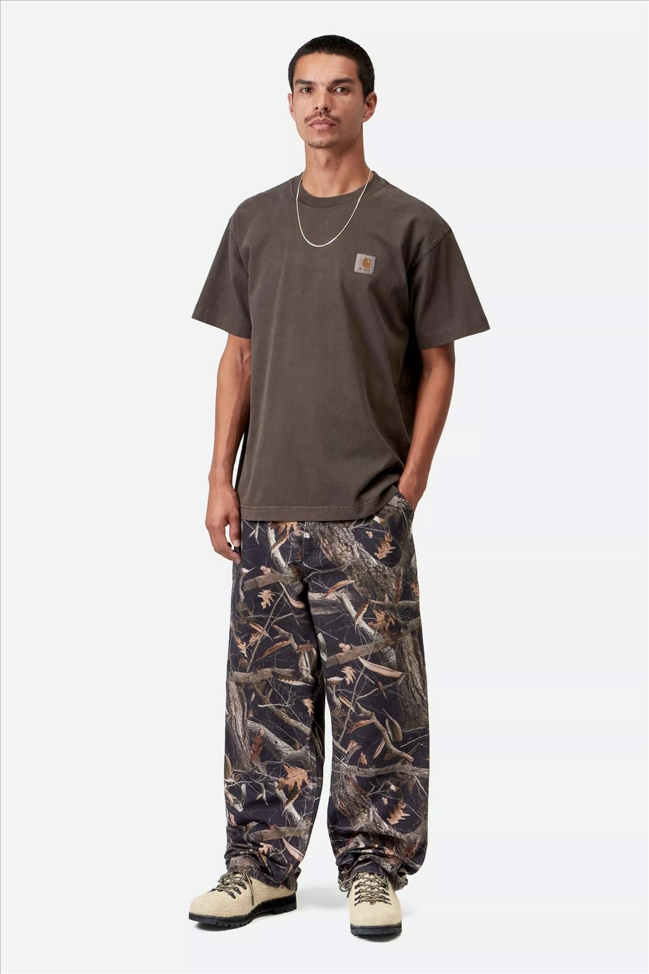 Carhartt WIP - Donkerbruine Vista T-shirt