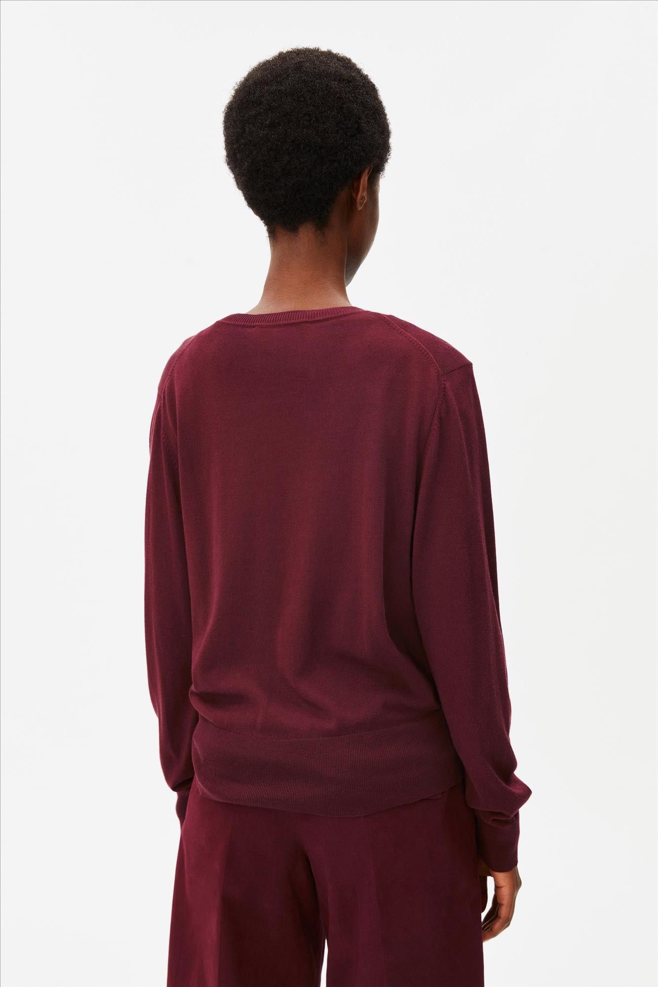 Armed Angels - Bordeaux Fine Knit trui