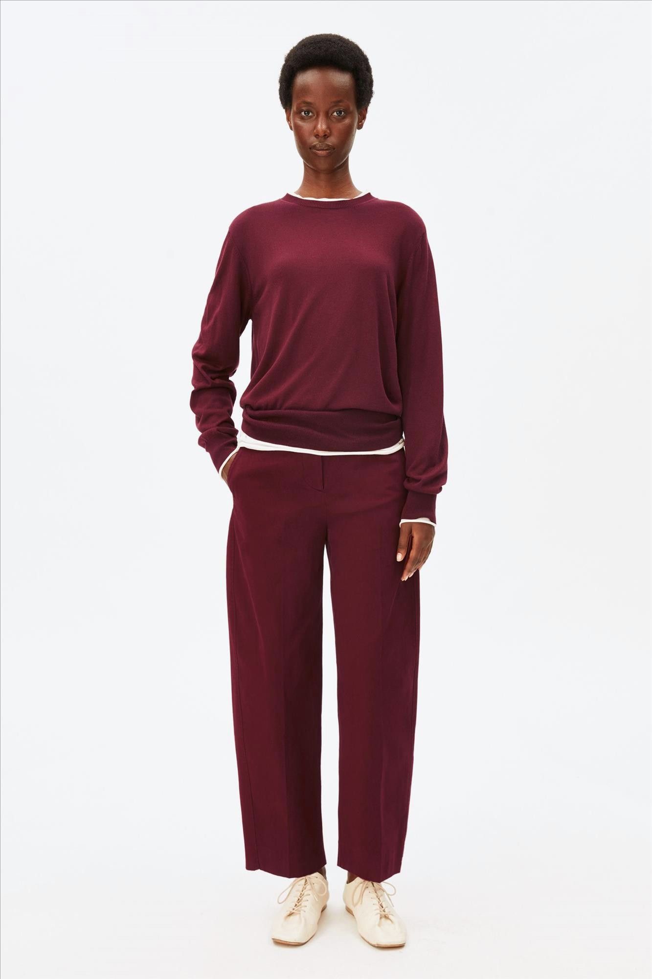 Armed Angels - Bordeaux Fine Knit trui
