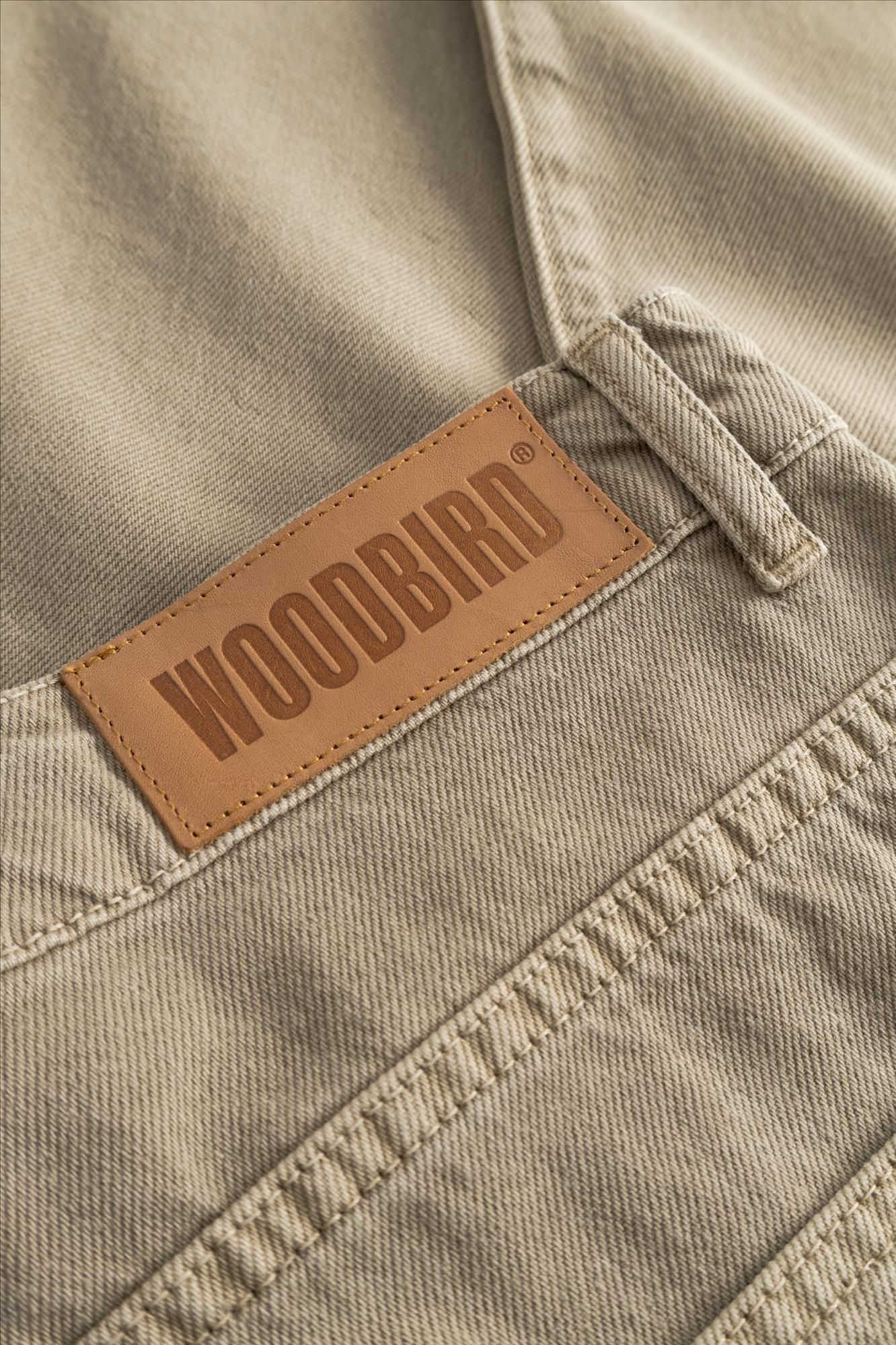 WOODBIRD - Beige Leroy Base loose jeans