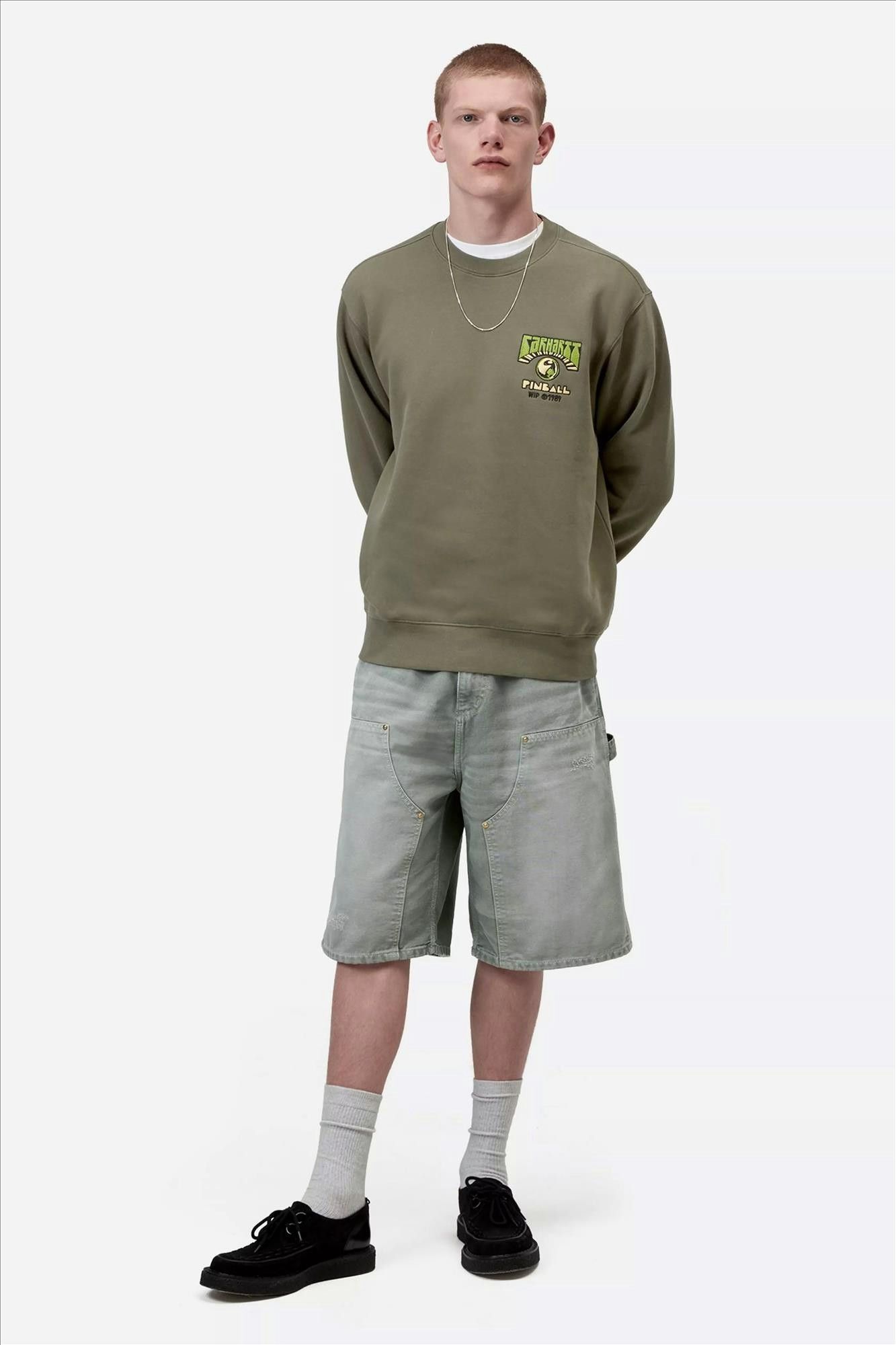 Carhartt WIP - Kaki Pinball sweater