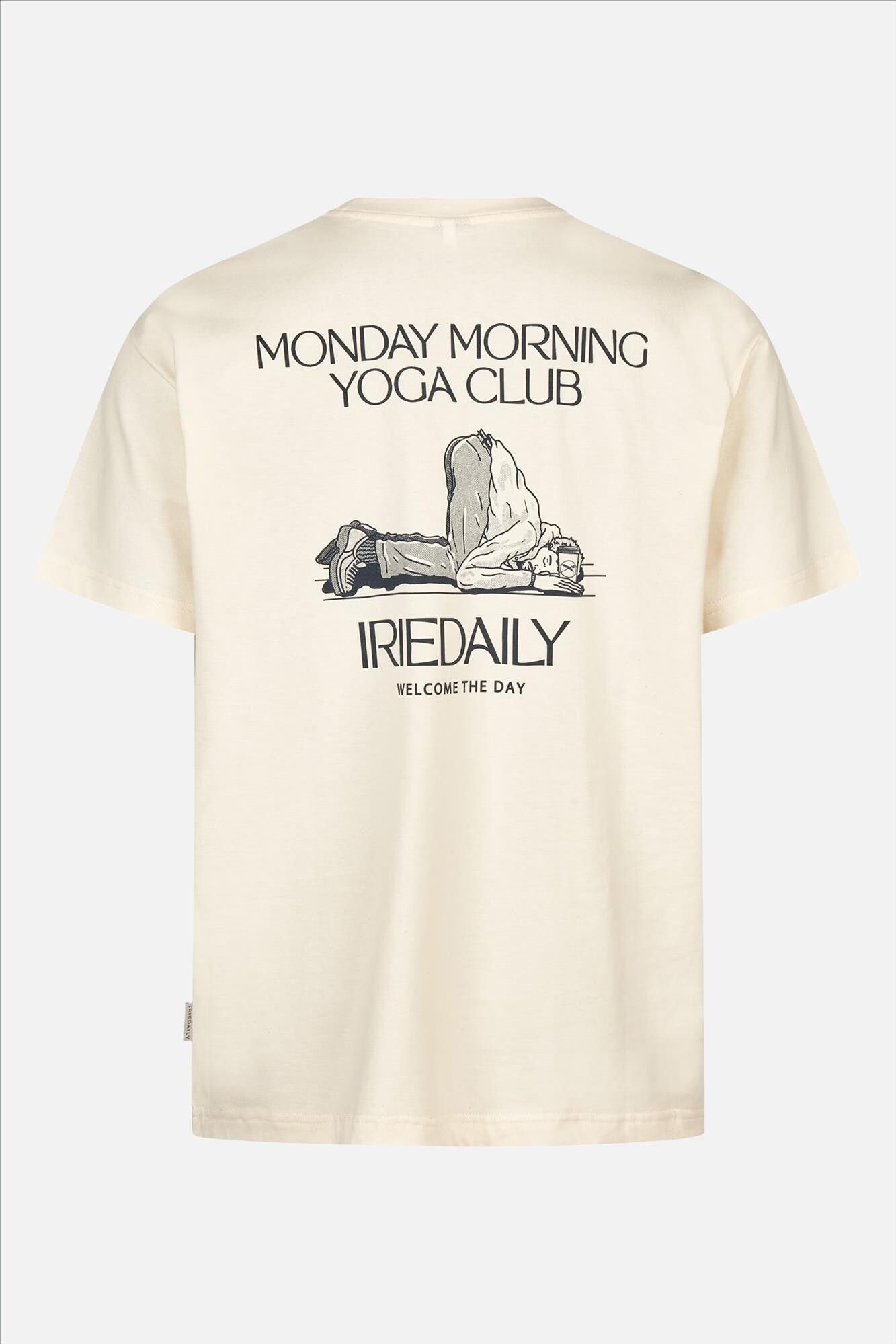 Iriedaily - Ecru Monday Yoga T-shirt