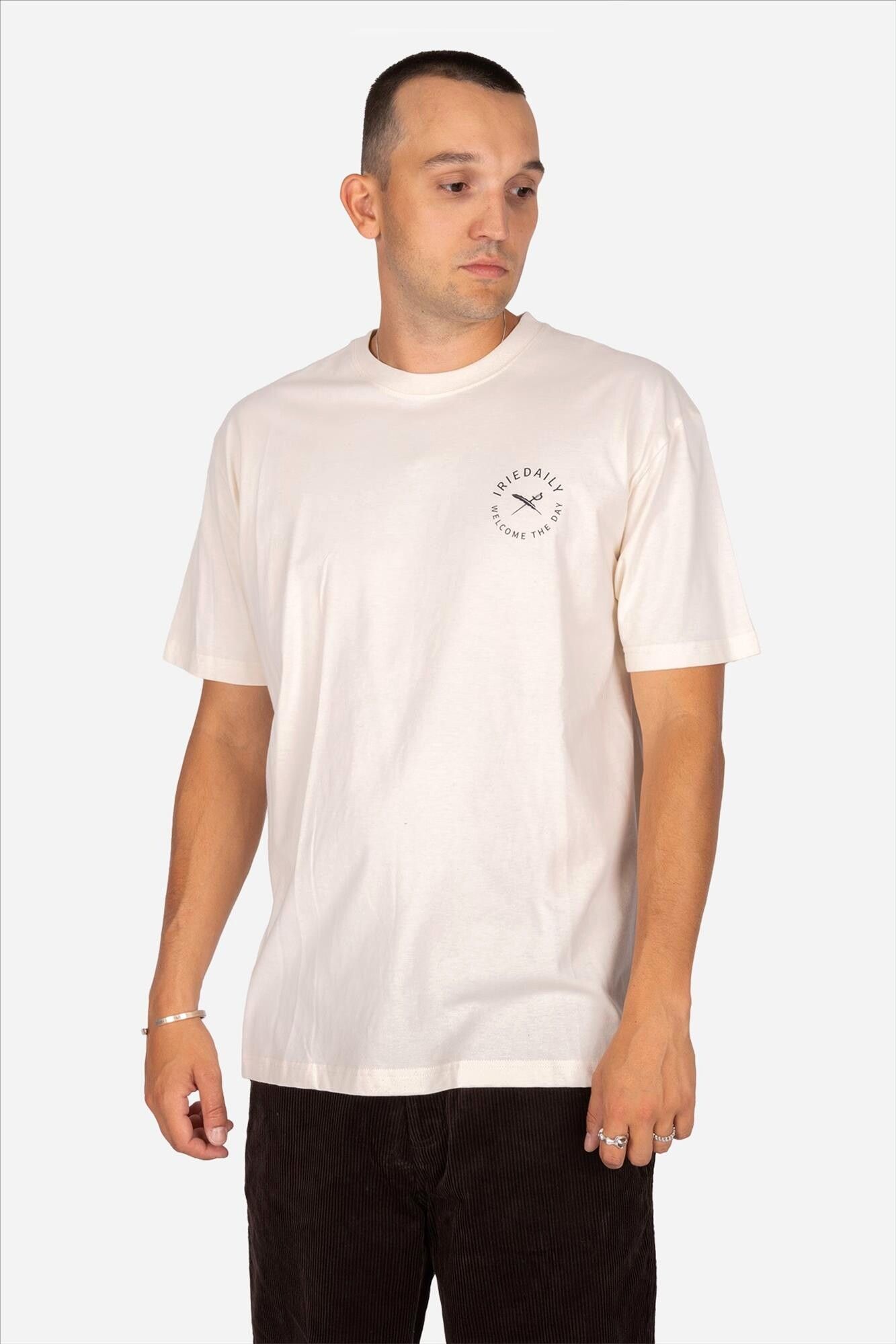 Iriedaily - Ecru Monday Yoga T-shirt
