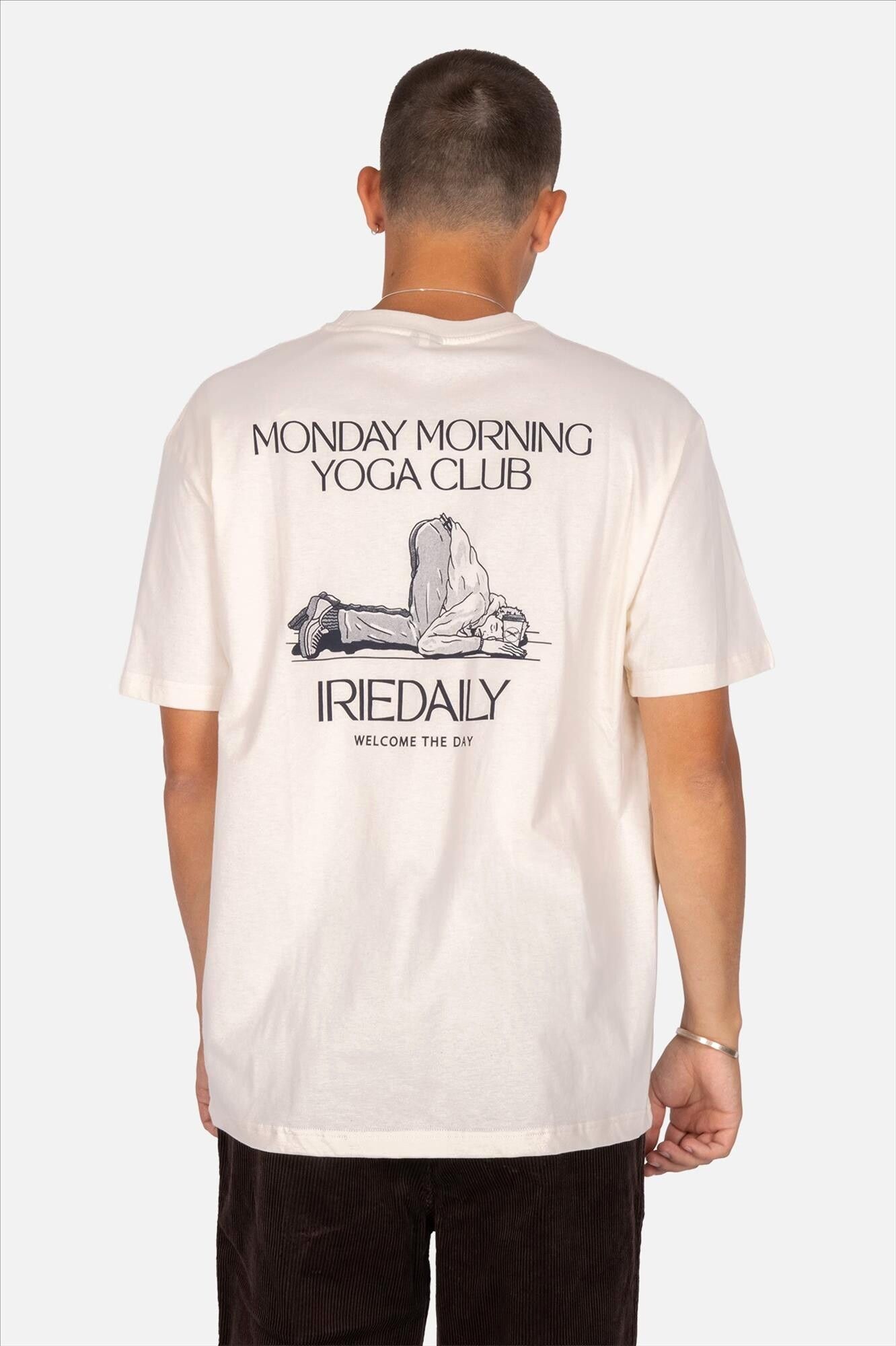 Iriedaily - Ecru Monday Yoga T-shirt