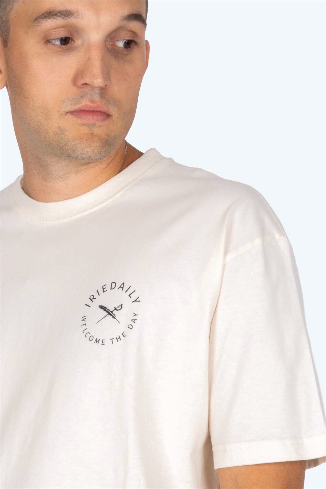 Iriedaily - Ecru Monday Yoga T-shirt