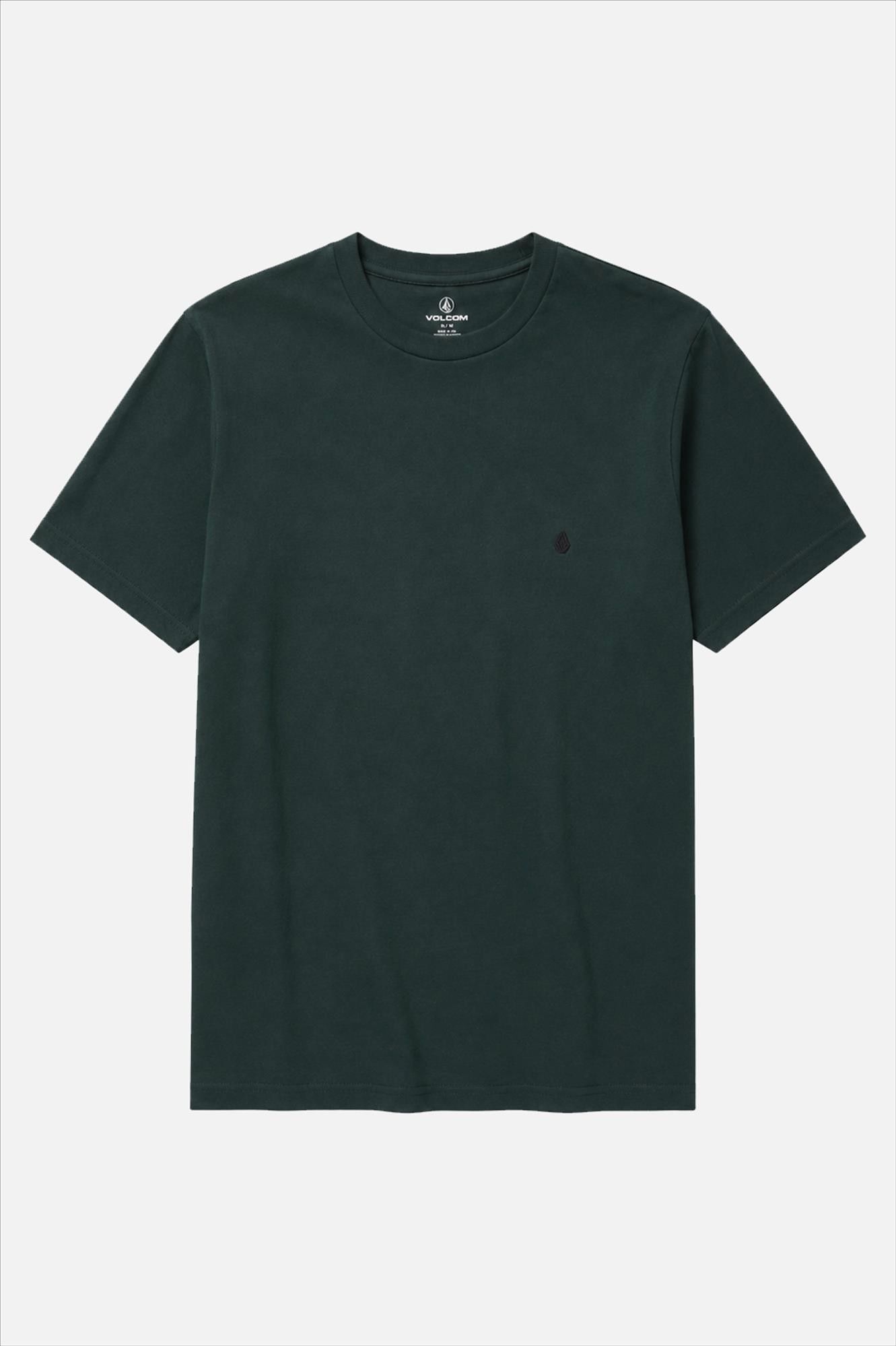 Volcom - Donkergroene Stone Blanks T-shirt