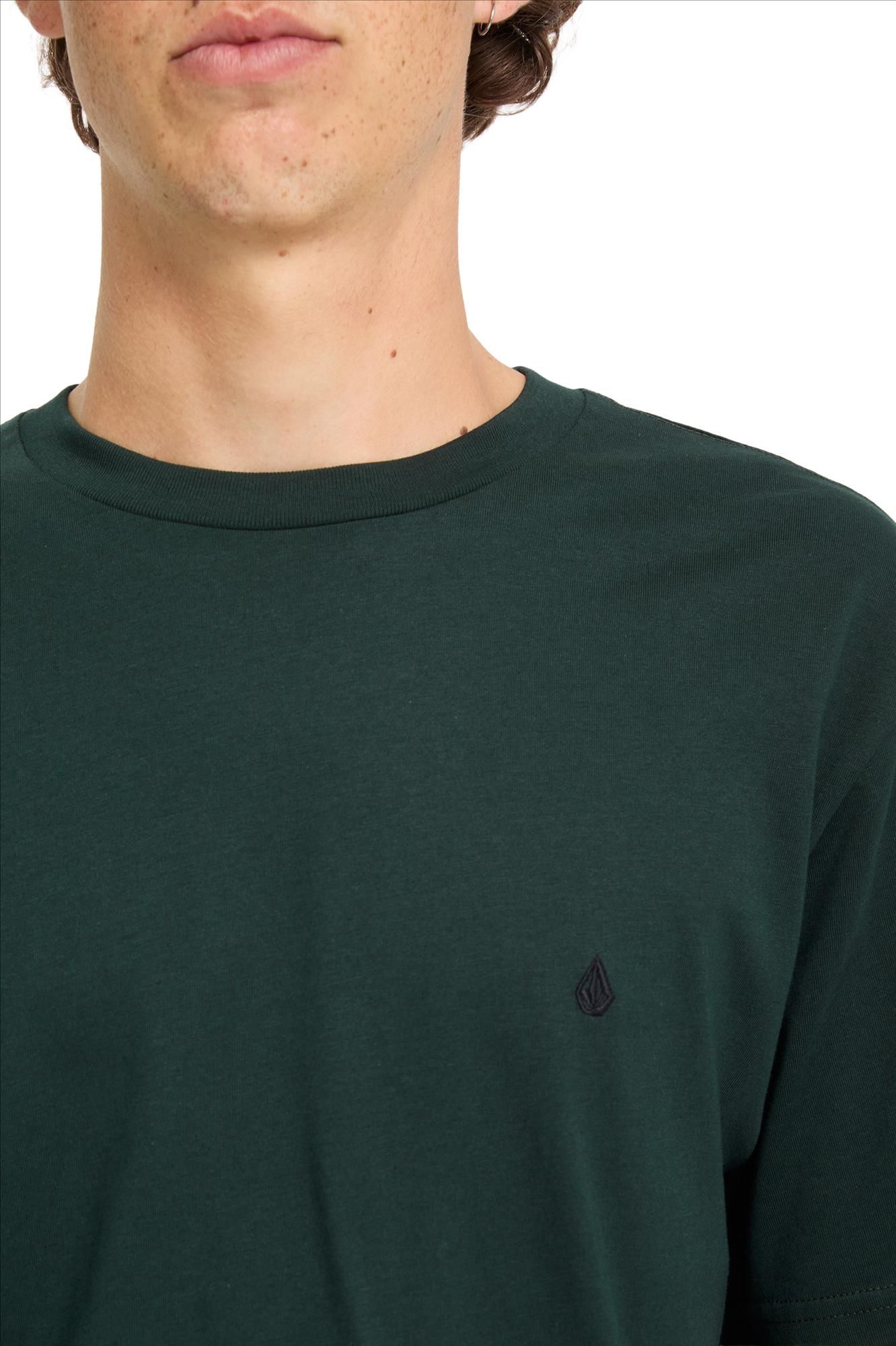 Volcom - Donkergroene Stone Blanks T-shirt