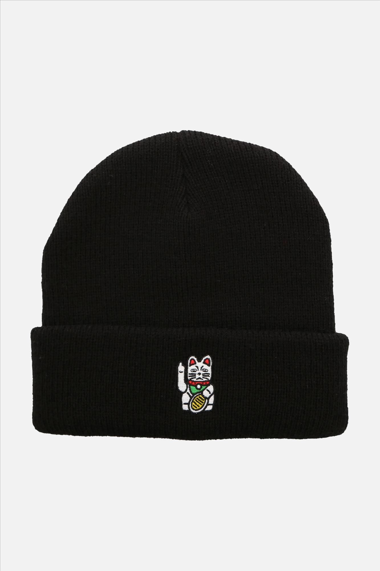 Iriedaily - Zwarte Bye Bye Cat muts