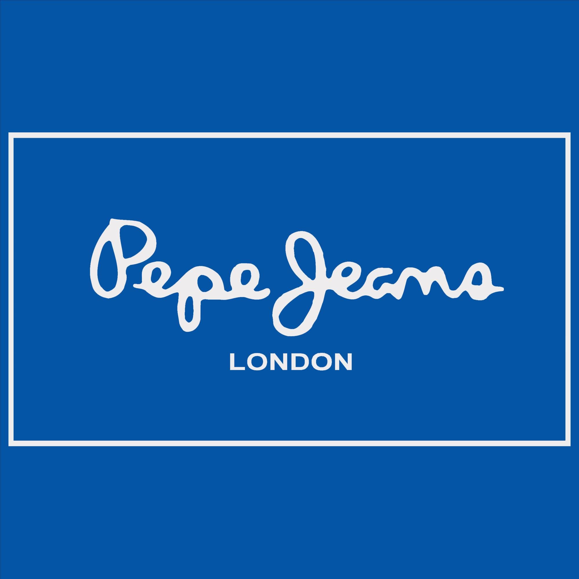 Pepe Jeans London - Grijze Lexa Stud straight jeans