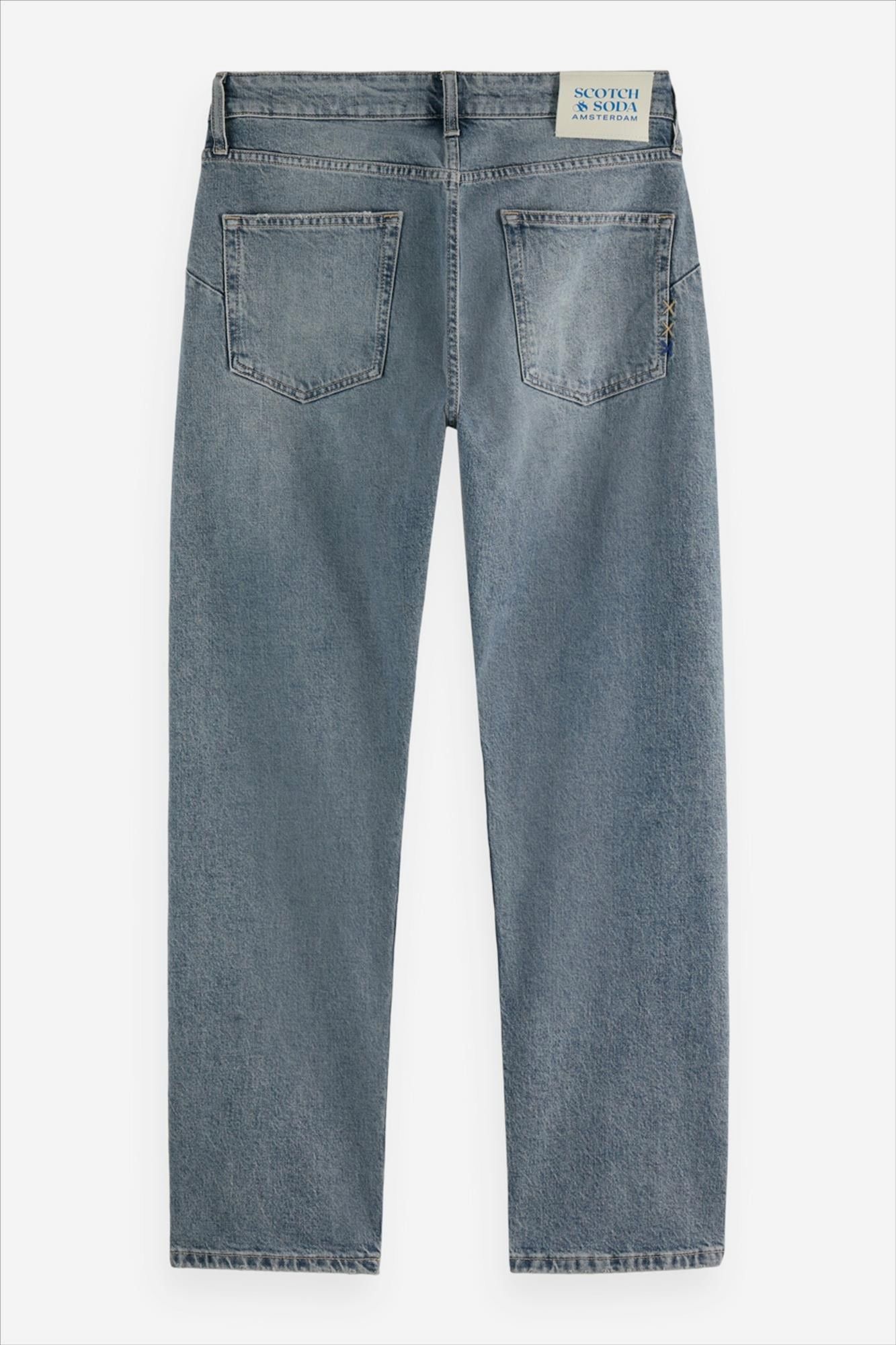 Scotch & Soda - Blauwe The Zee straight jeans