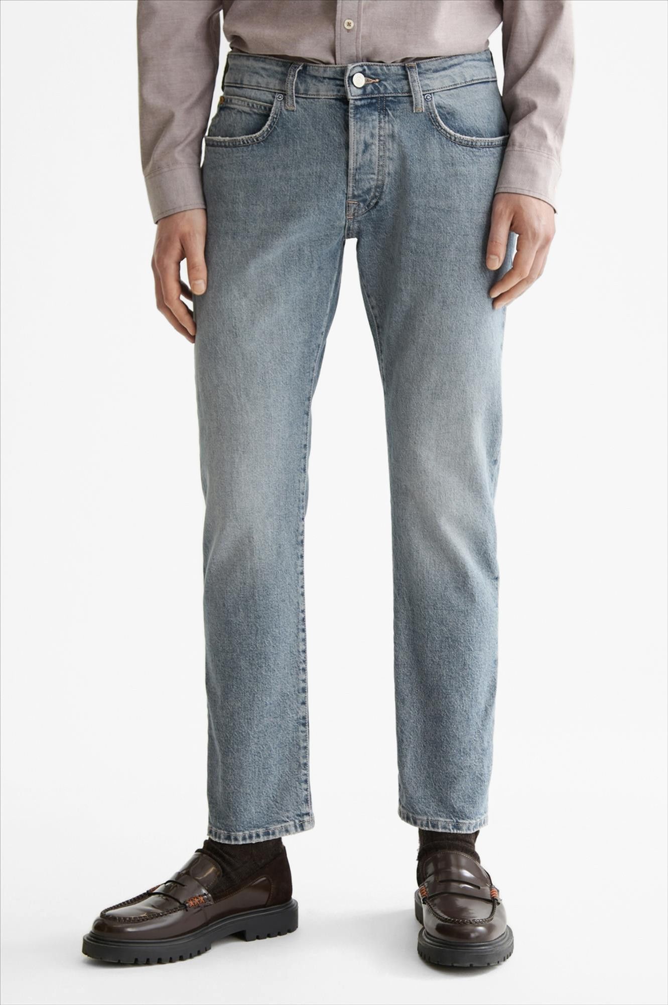 Scotch & Soda - Blauwe The Zee straight jeans