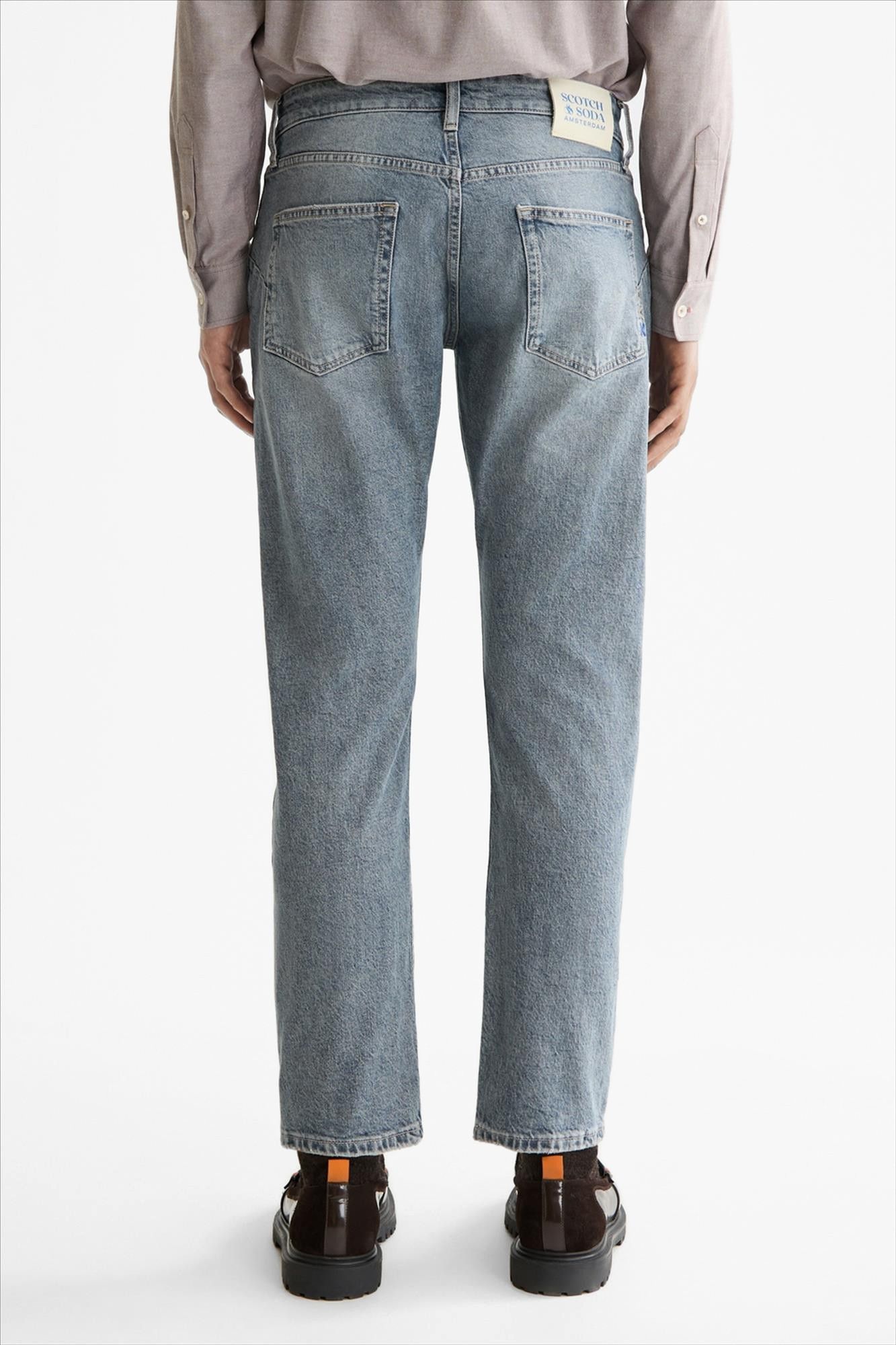 Scotch & Soda - Blauwe The Zee straight jeans
