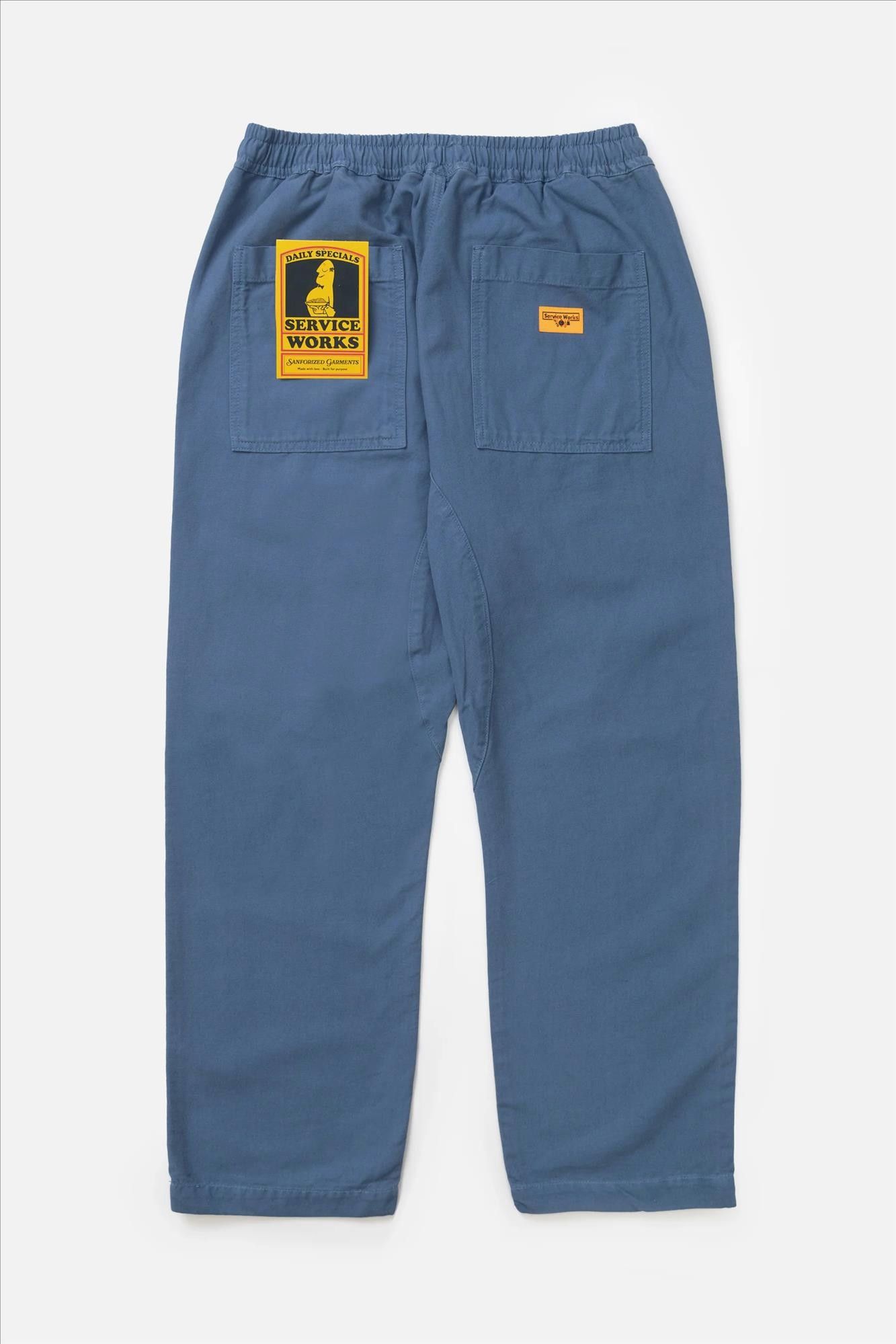 Service Works - Blauwe Classic Chef broek