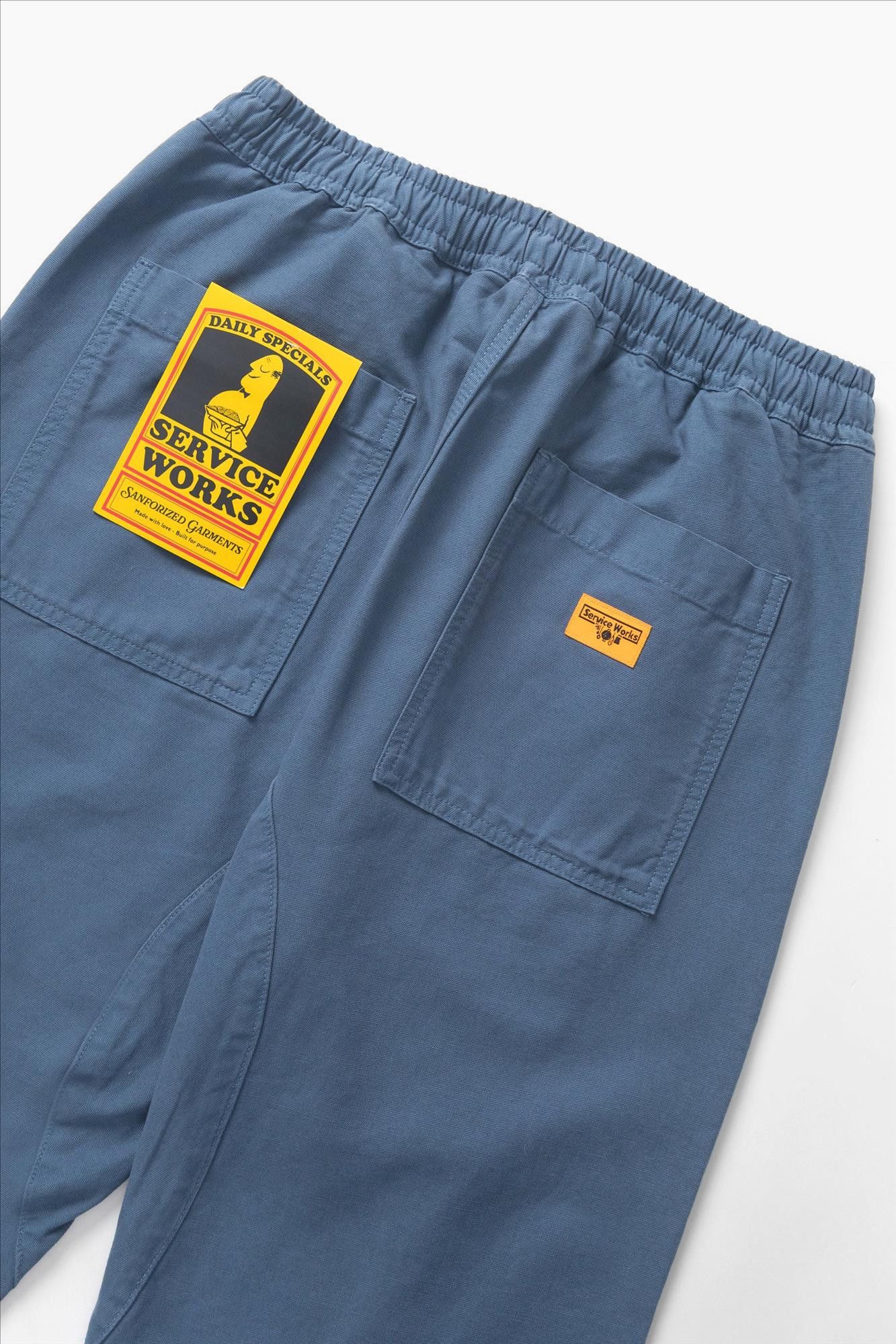 Service Works - Blauwe Classic Chef broek