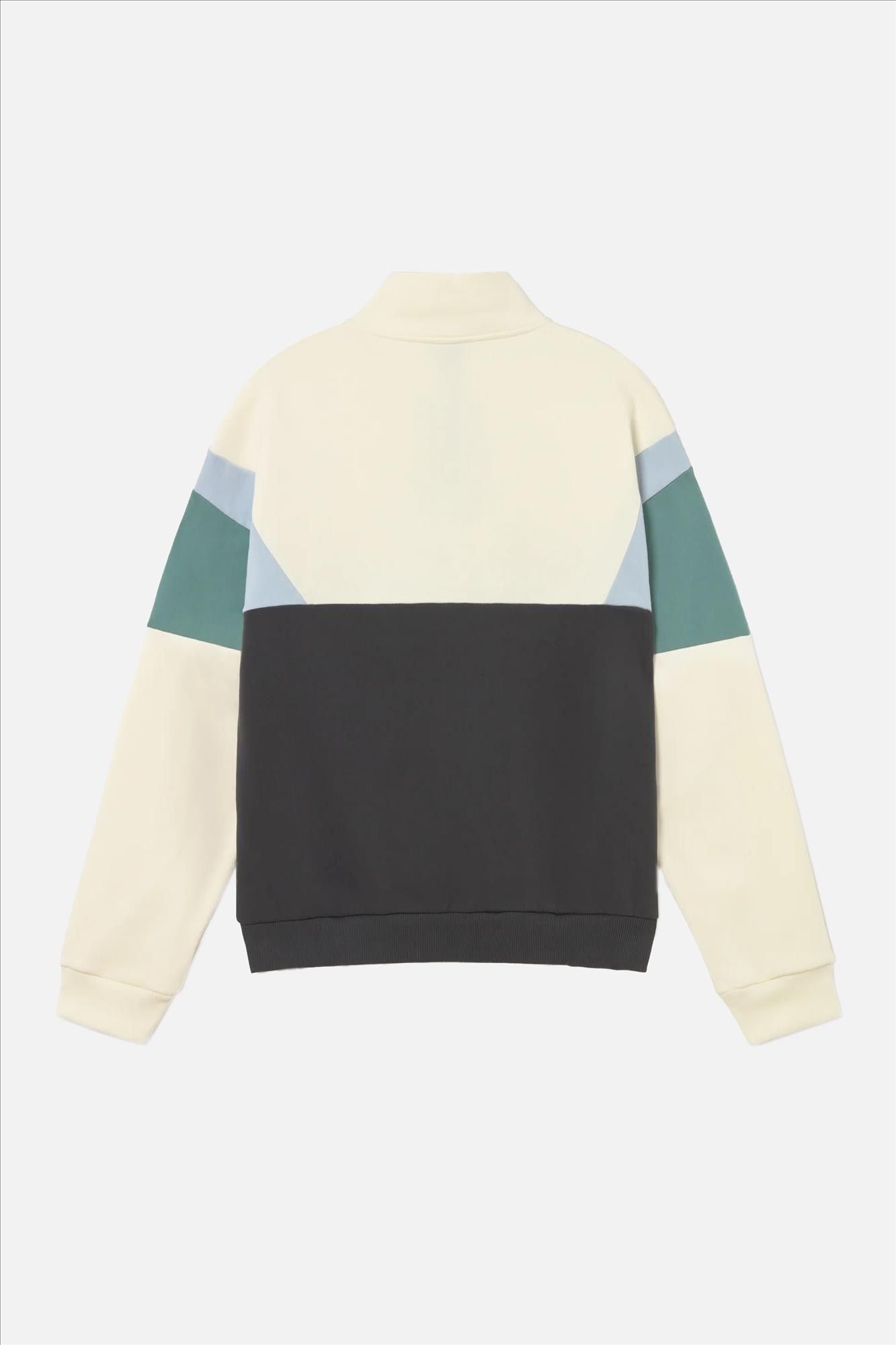 KAOTIKO - Ecru-Donkergrijze Arthur sweater