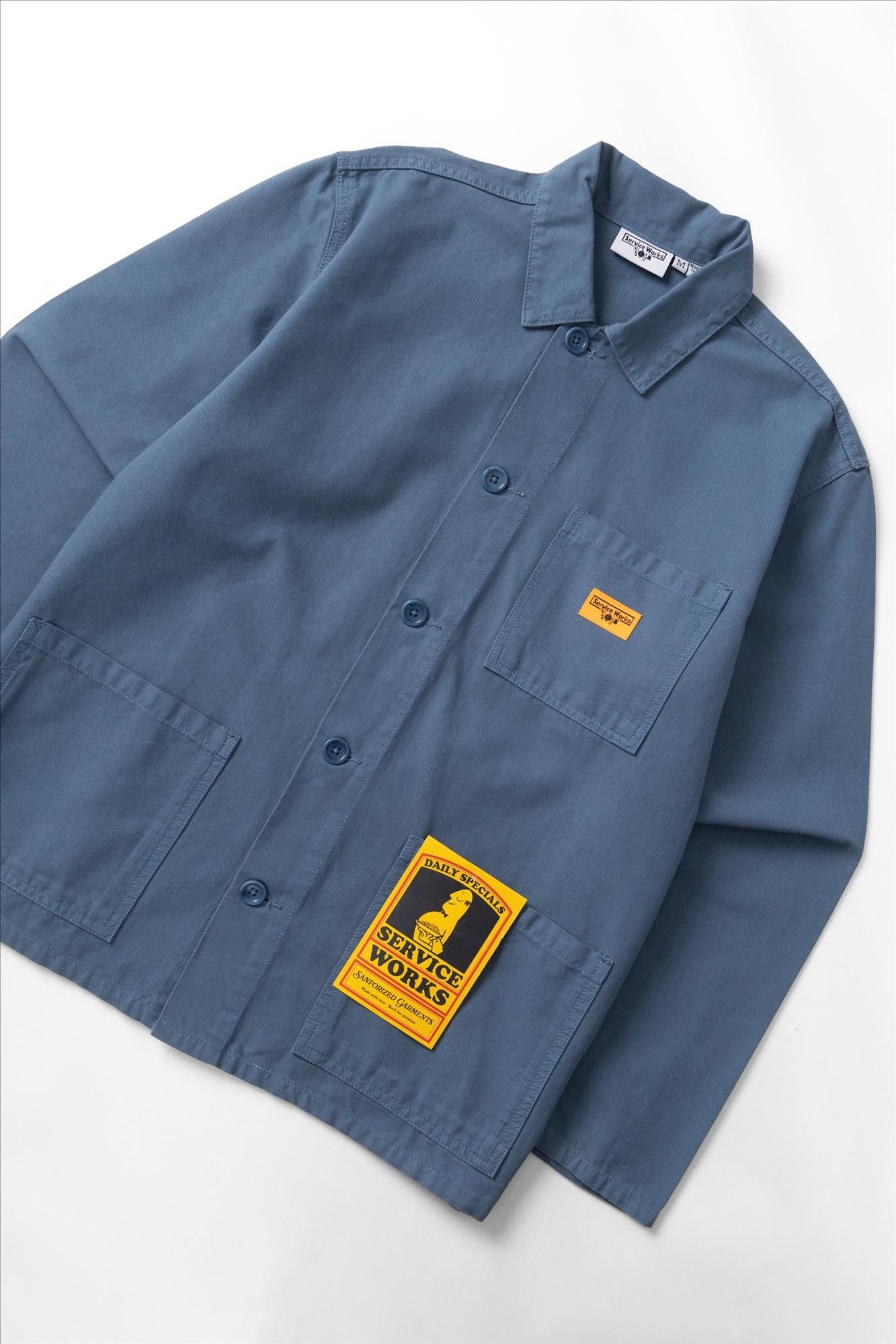 Service Works - Blauw Classic Chore overhemd