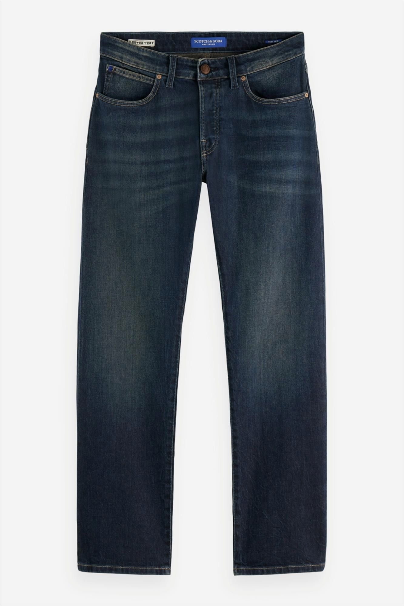 Scotch & Soda - Donkerblauwe The Zee straight jeans