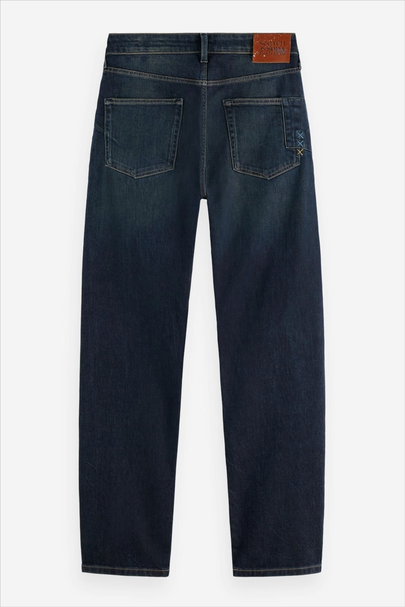 Scotch & Soda - Donkerblauwe The Zee straight jeans