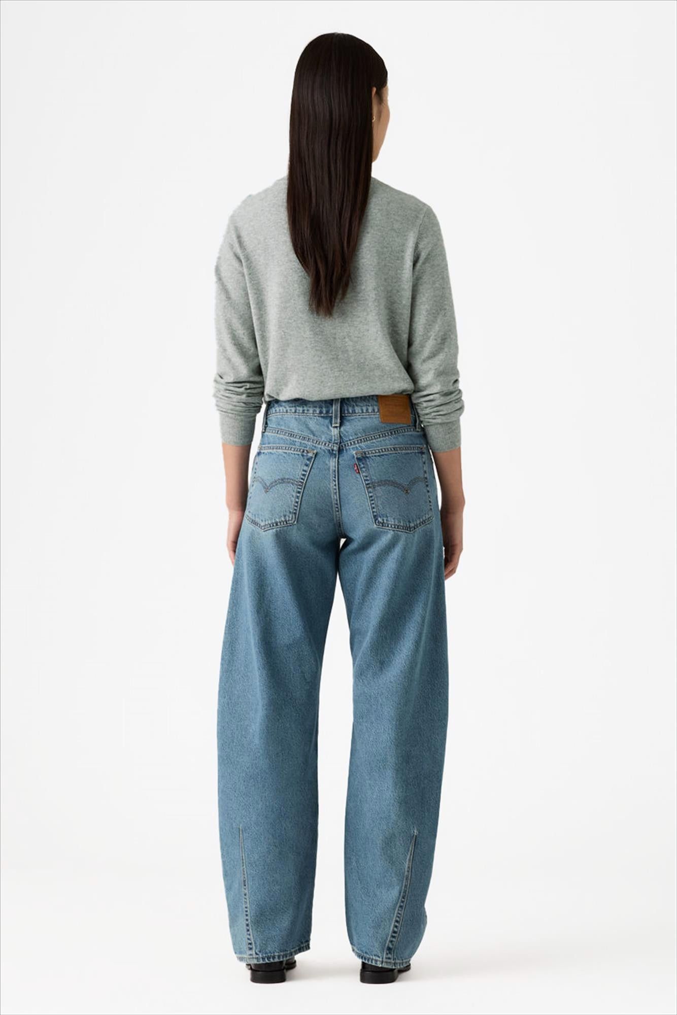 Levi's - Blauwe Baggy Dad barrel jeans