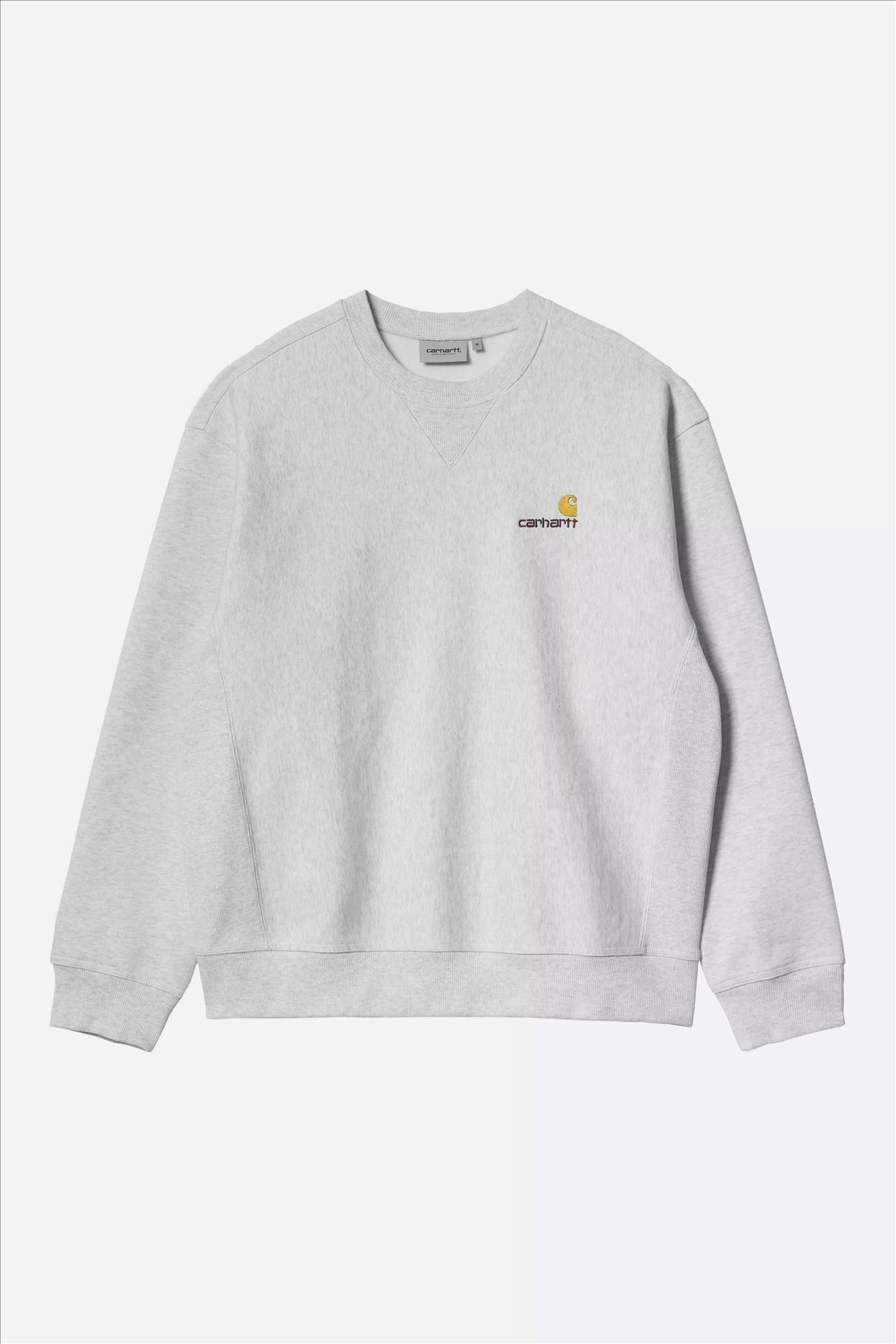 Carhartt WIP - Grijze American Script sweater