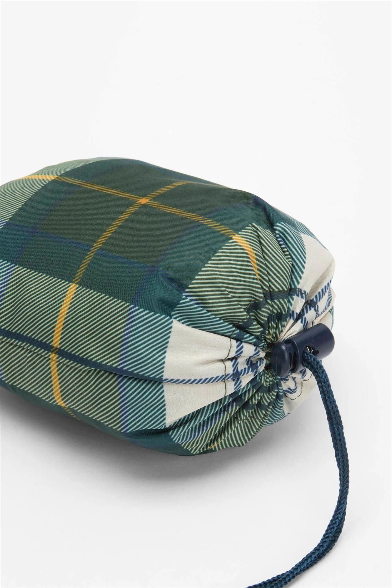 Barbour - Donkergroene Tartan Showerproof poncho
