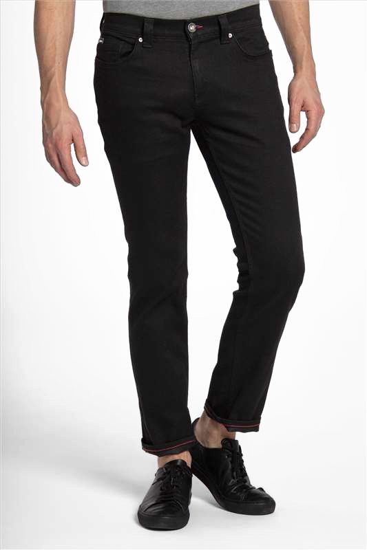 Lee Cooper - 112ZP denim - slim fit - zwart