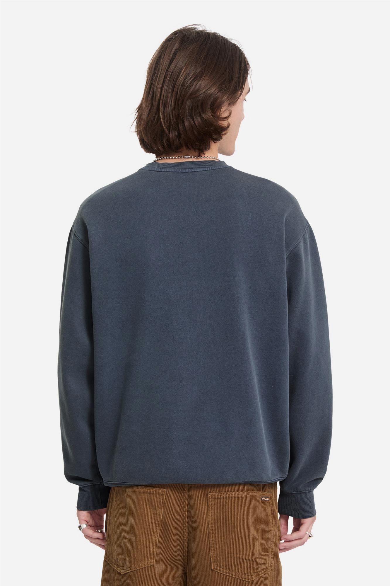 Volcom - Grijsblauwe Single Stone sweater