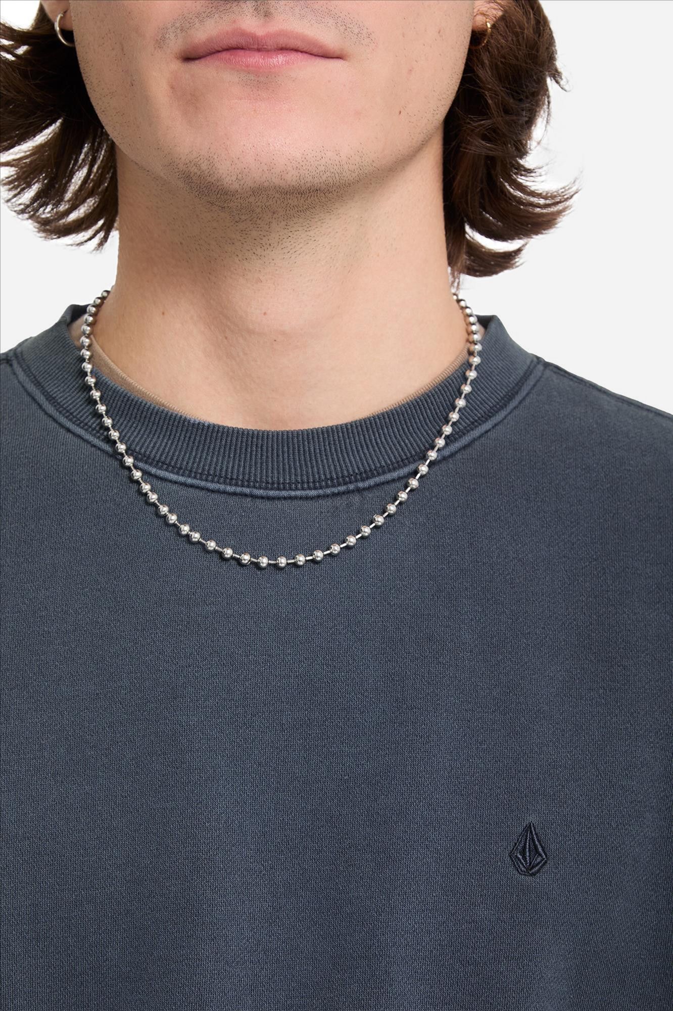 Volcom - Grijsblauwe Single Stone sweater