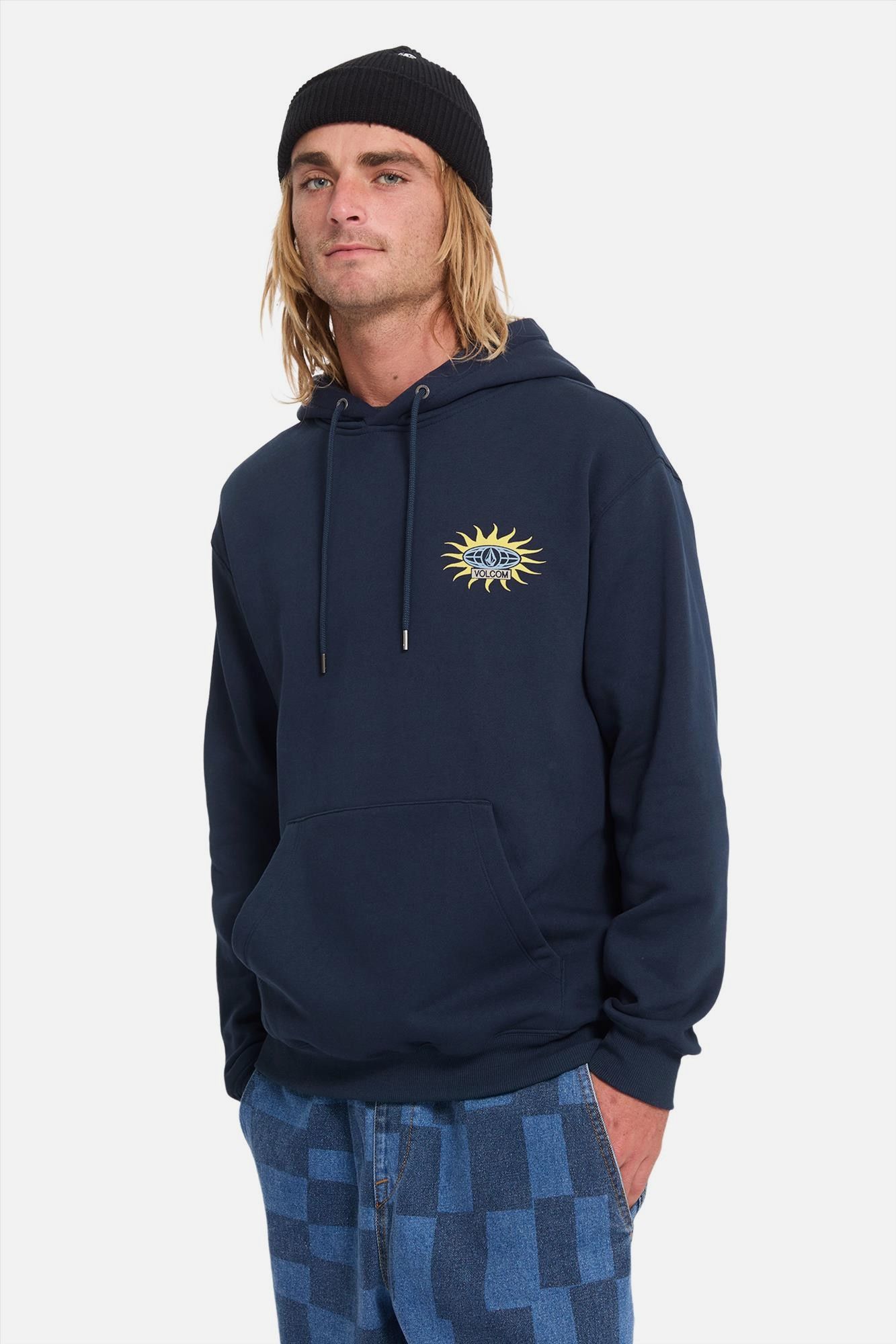 Volcom - Donkerblauwe Watanite hoodie