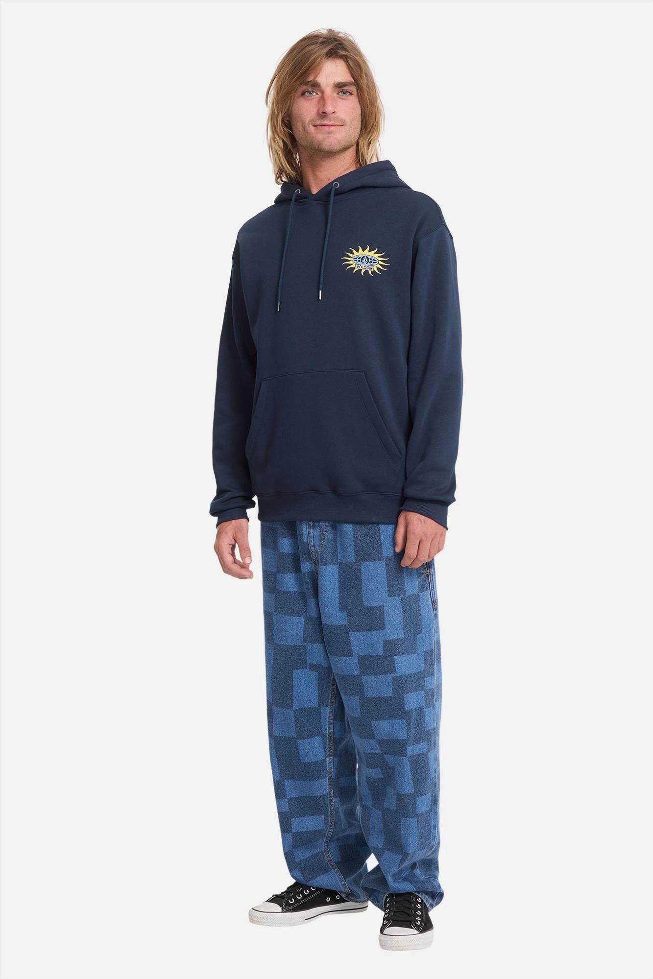 Volcom - Donkerblauwe Watanite hoodie