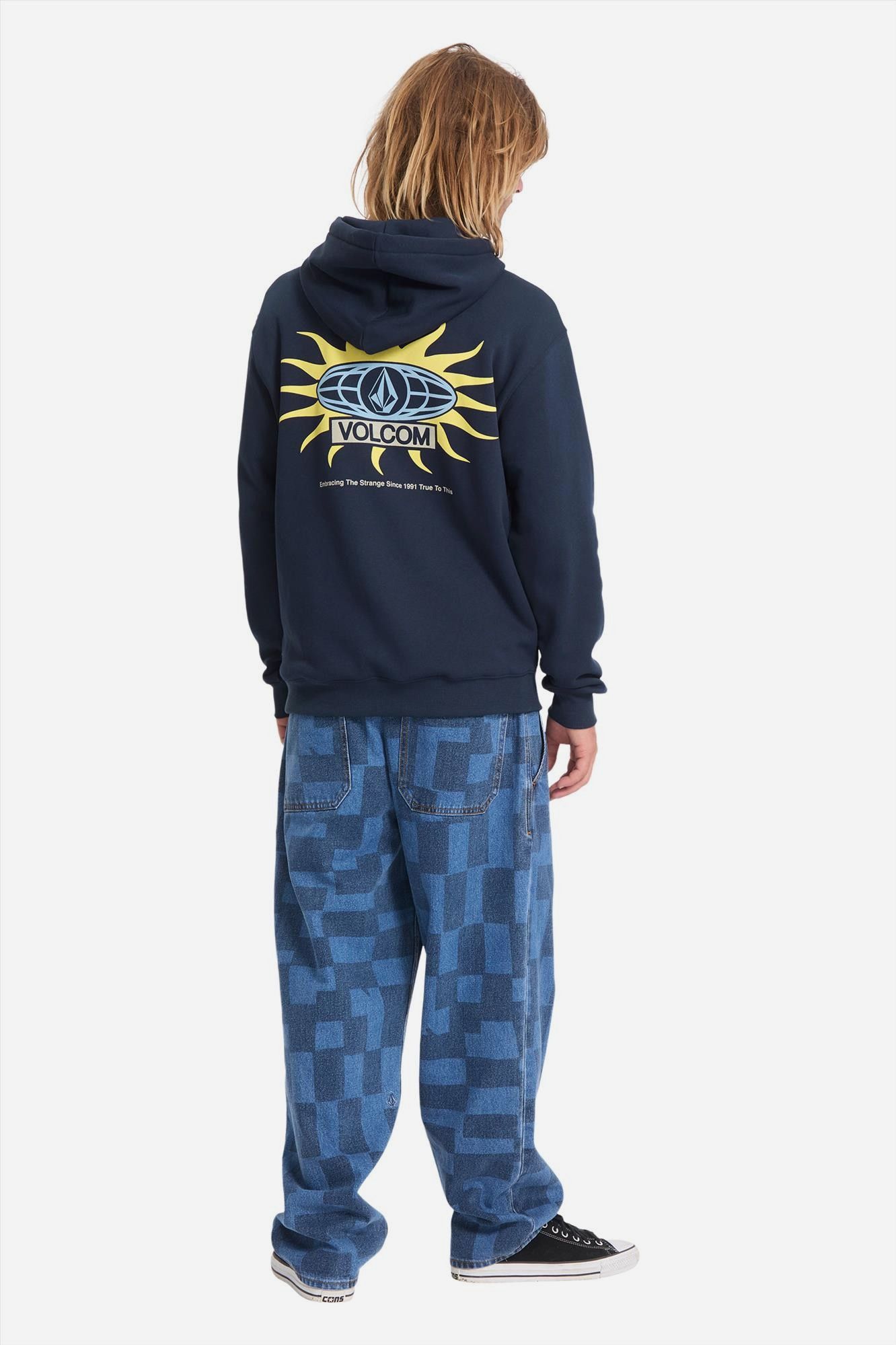 Volcom - Donkerblauwe Watanite hoodie