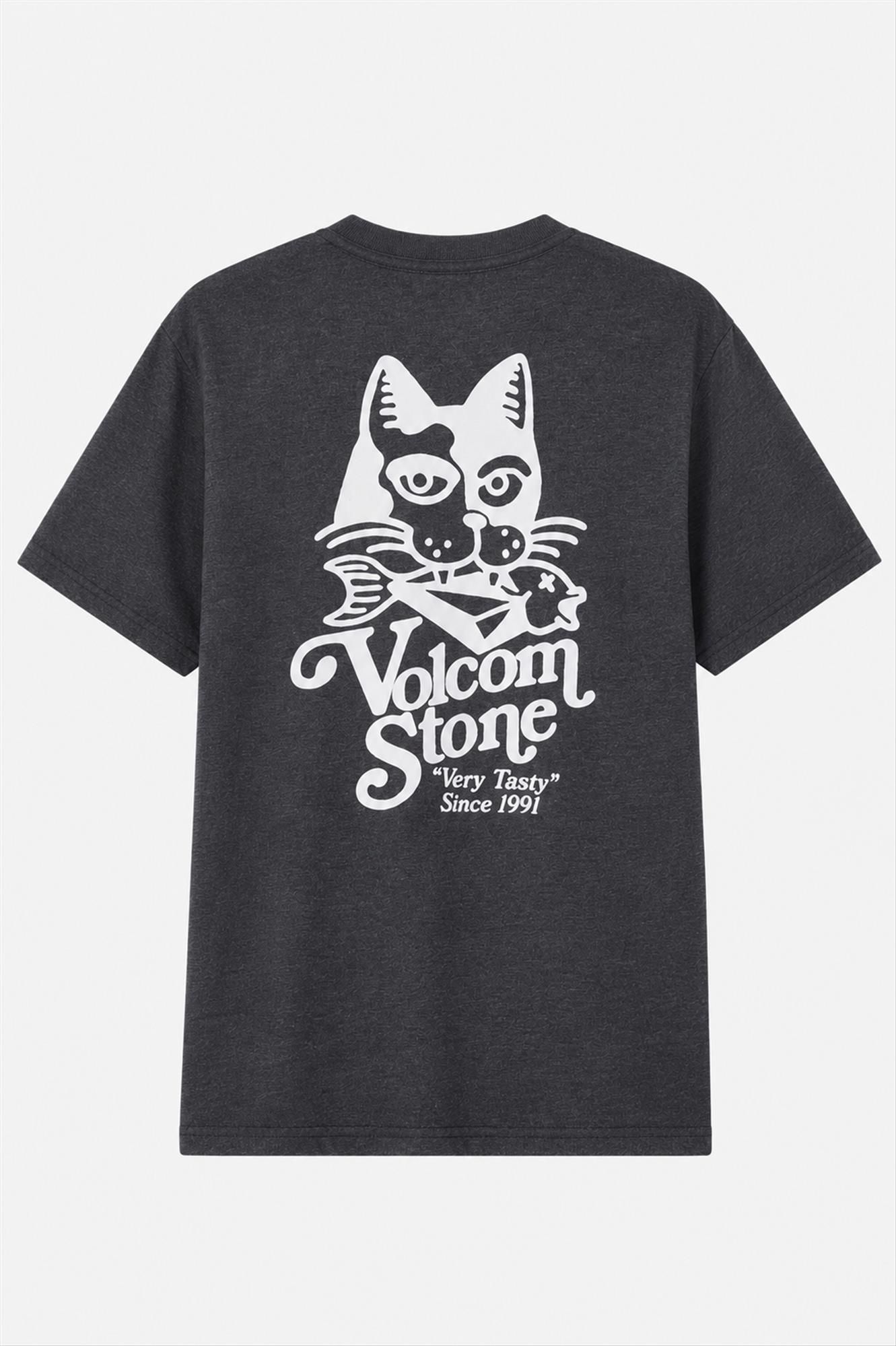 Volcom - Donkergrijze Tasty T-shirt