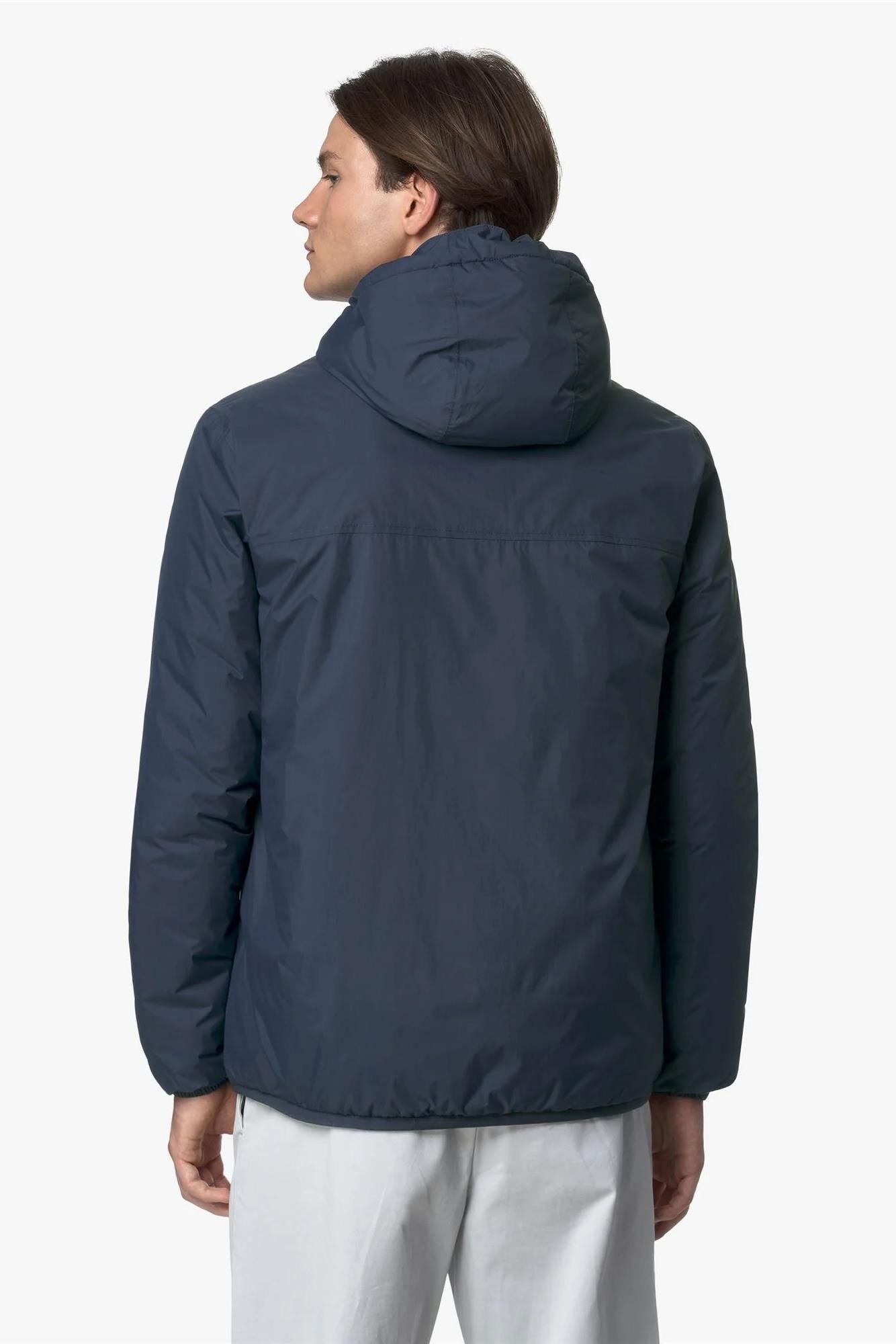 K-Way - Middenblauwe Le Vrai 4.0 Claude Orsetto jas