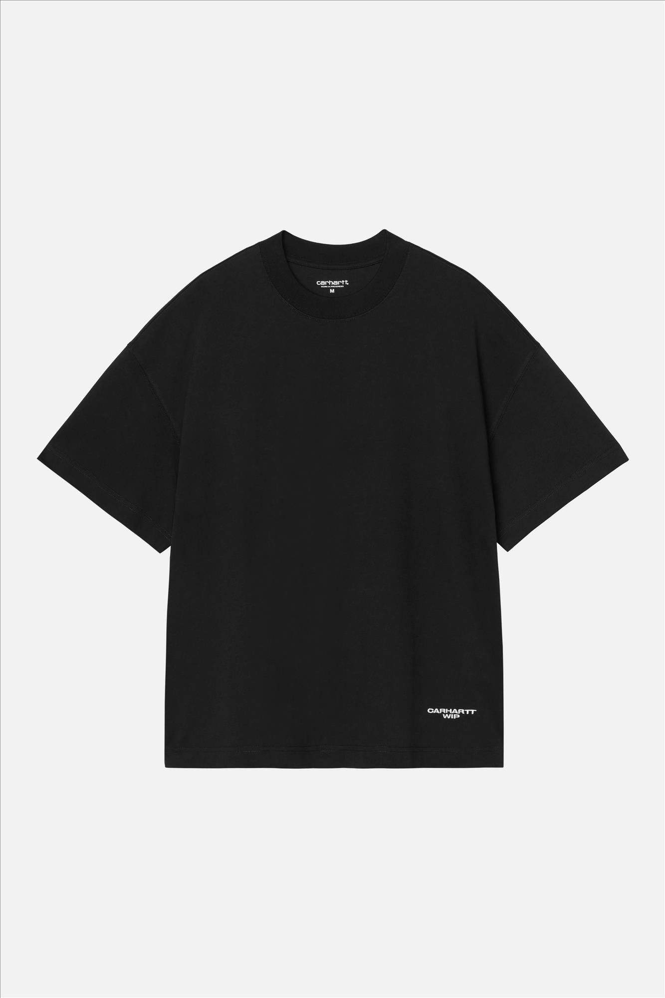 Carhartt WIP - Zwarte Magazine Script T-shirt