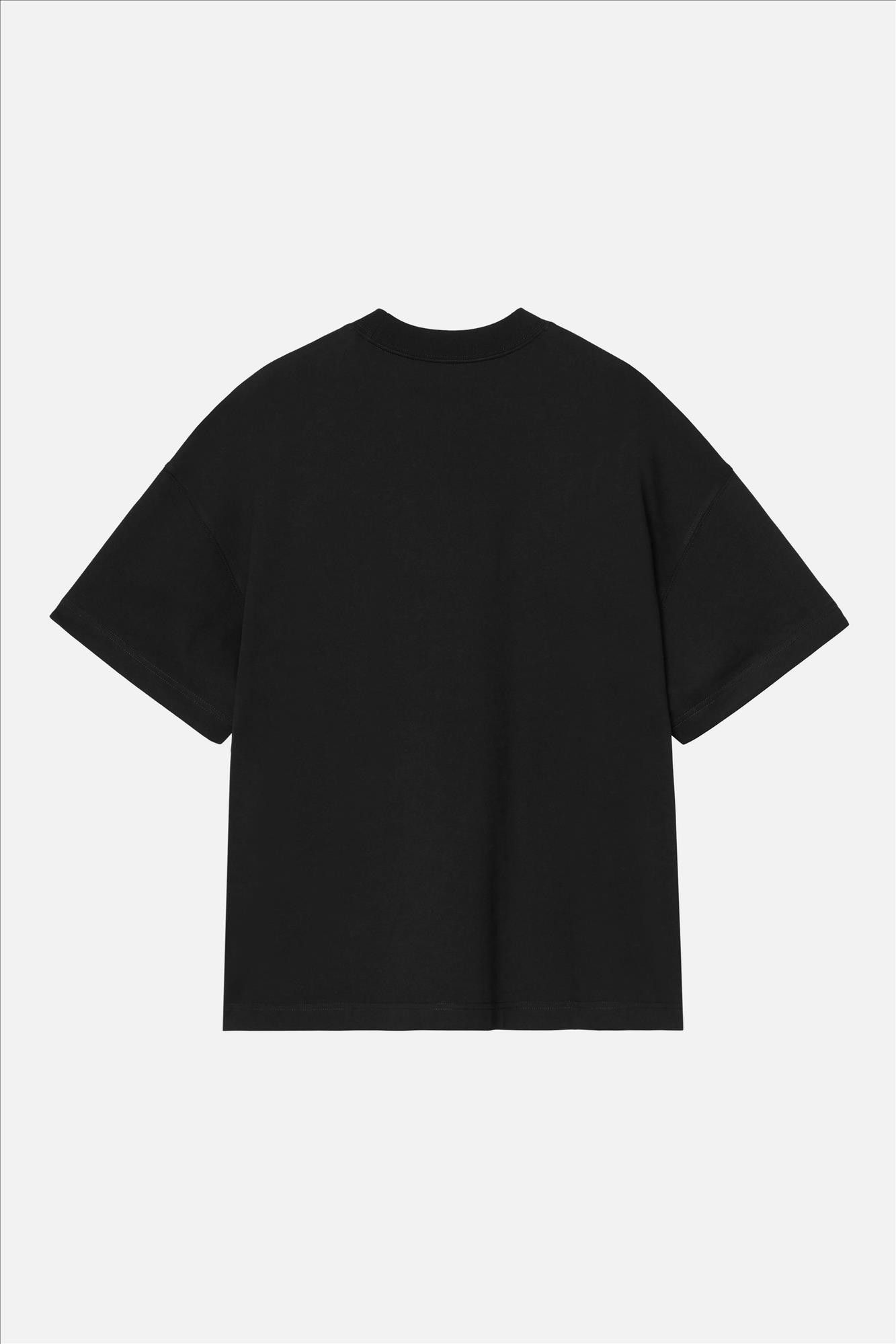 Carhartt WIP - Zwarte Magazine Script T-shirt