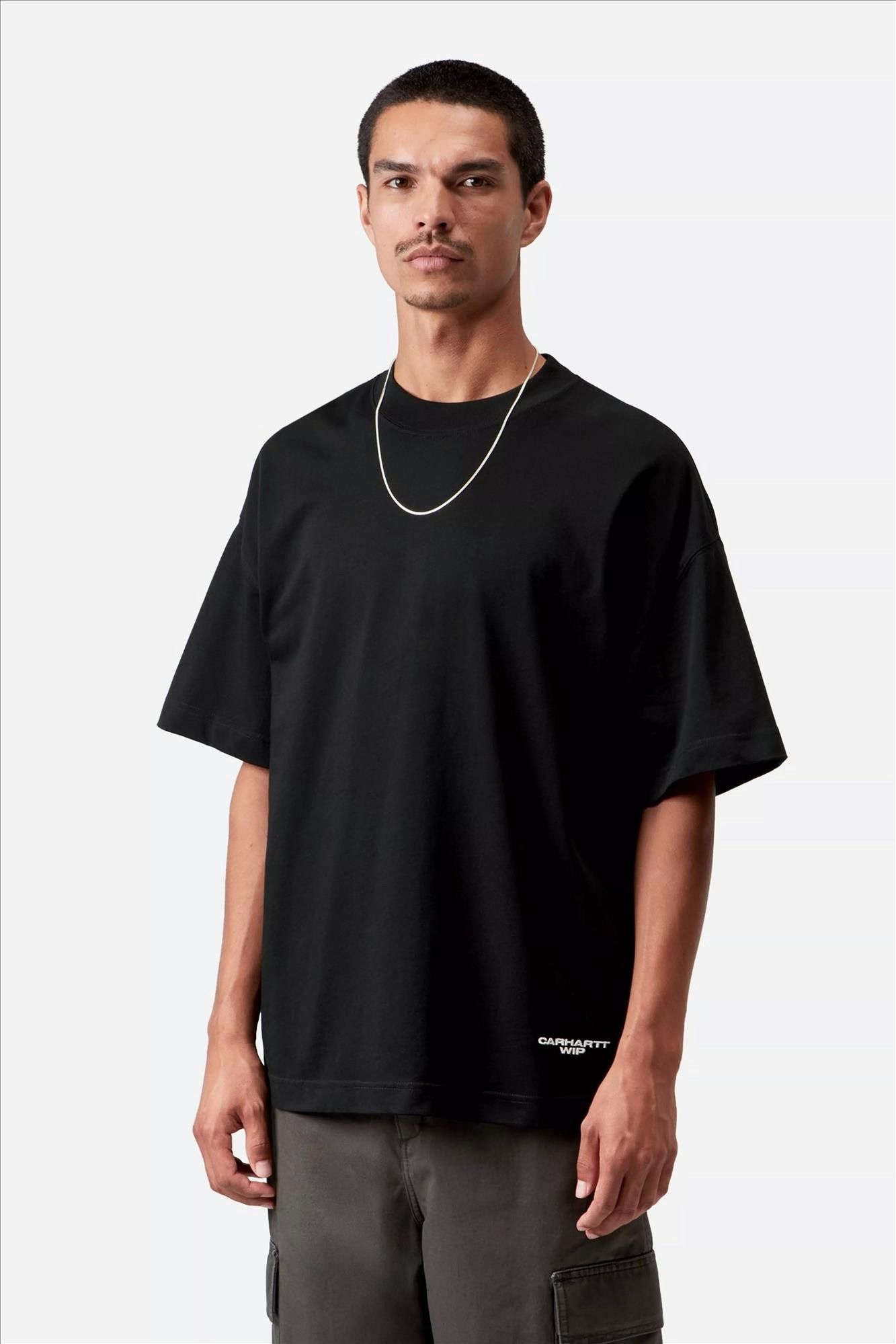 Carhartt WIP - Zwarte Magazine Script T-shirt
