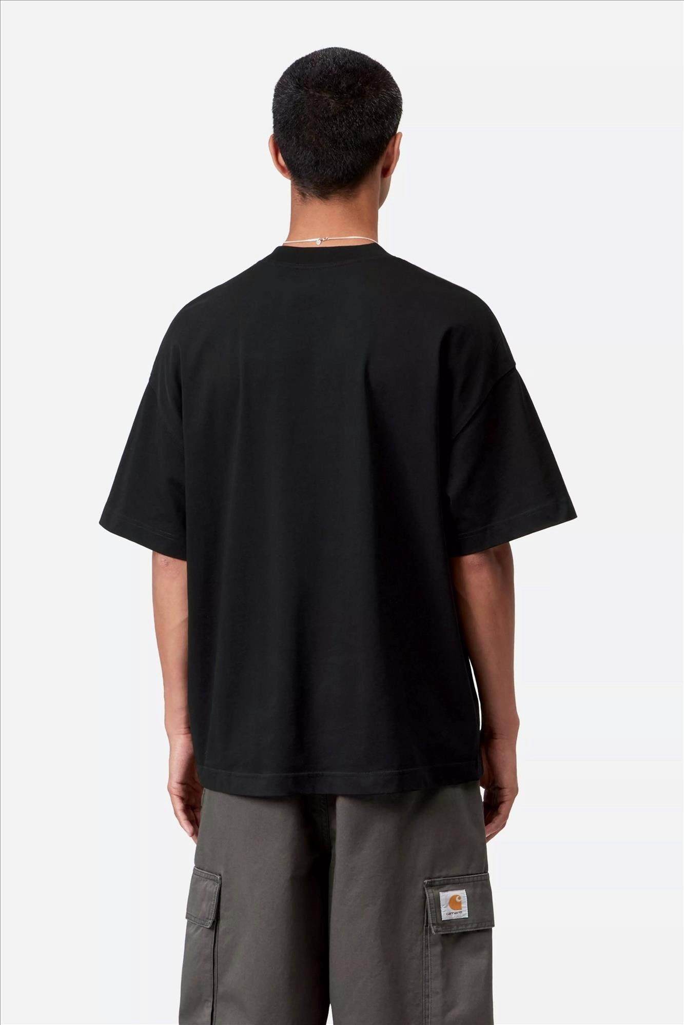 Carhartt WIP - Zwarte Magazine Script T-shirt