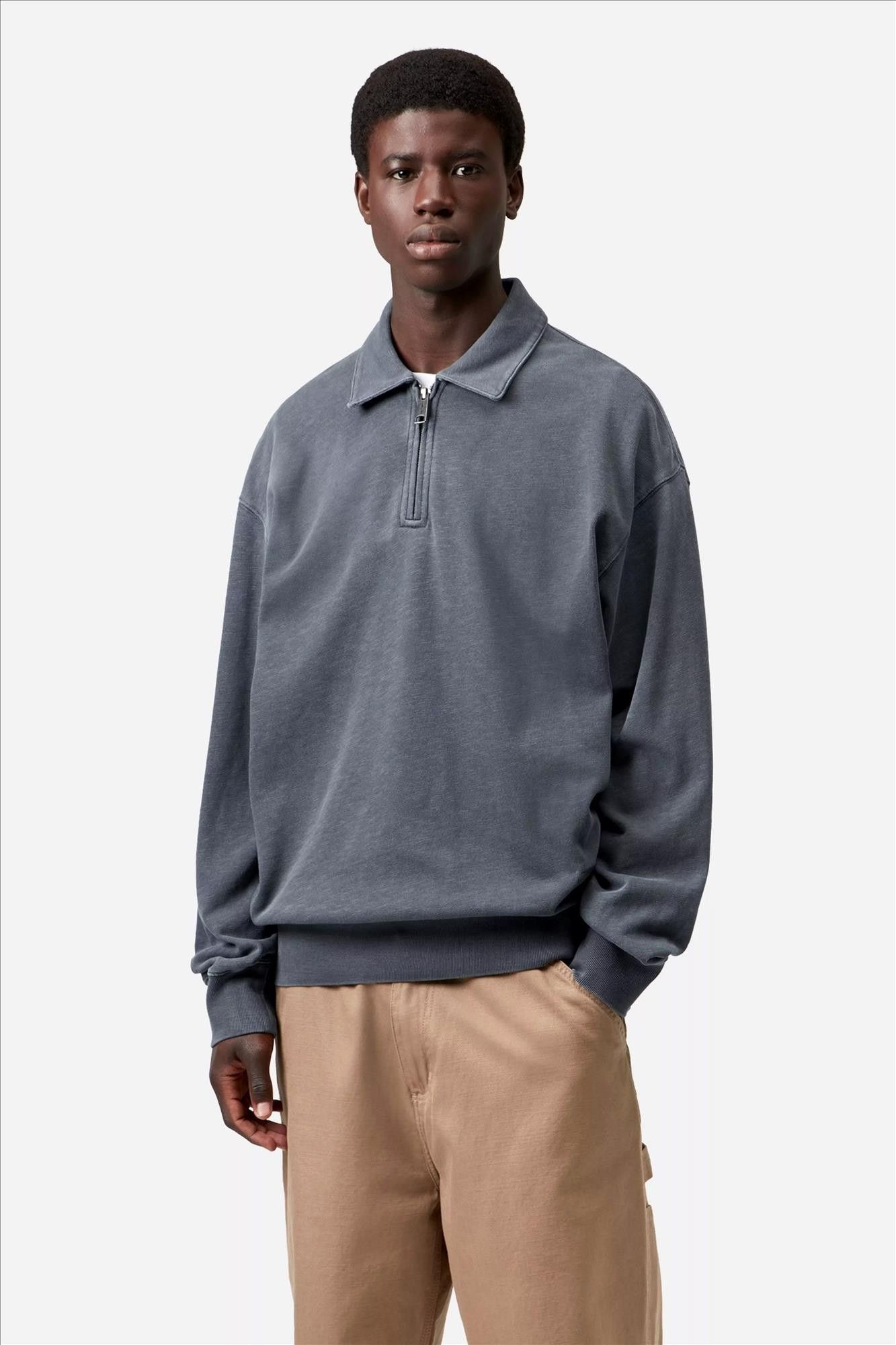 Carhartt WIP - Donkergrijze Harper polo