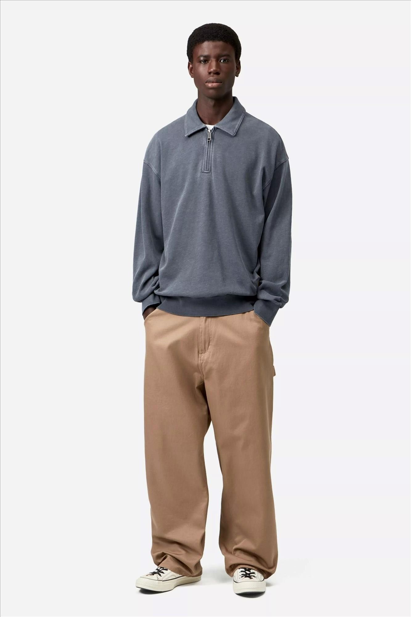 Carhartt WIP - Donkergrijze Harper polo