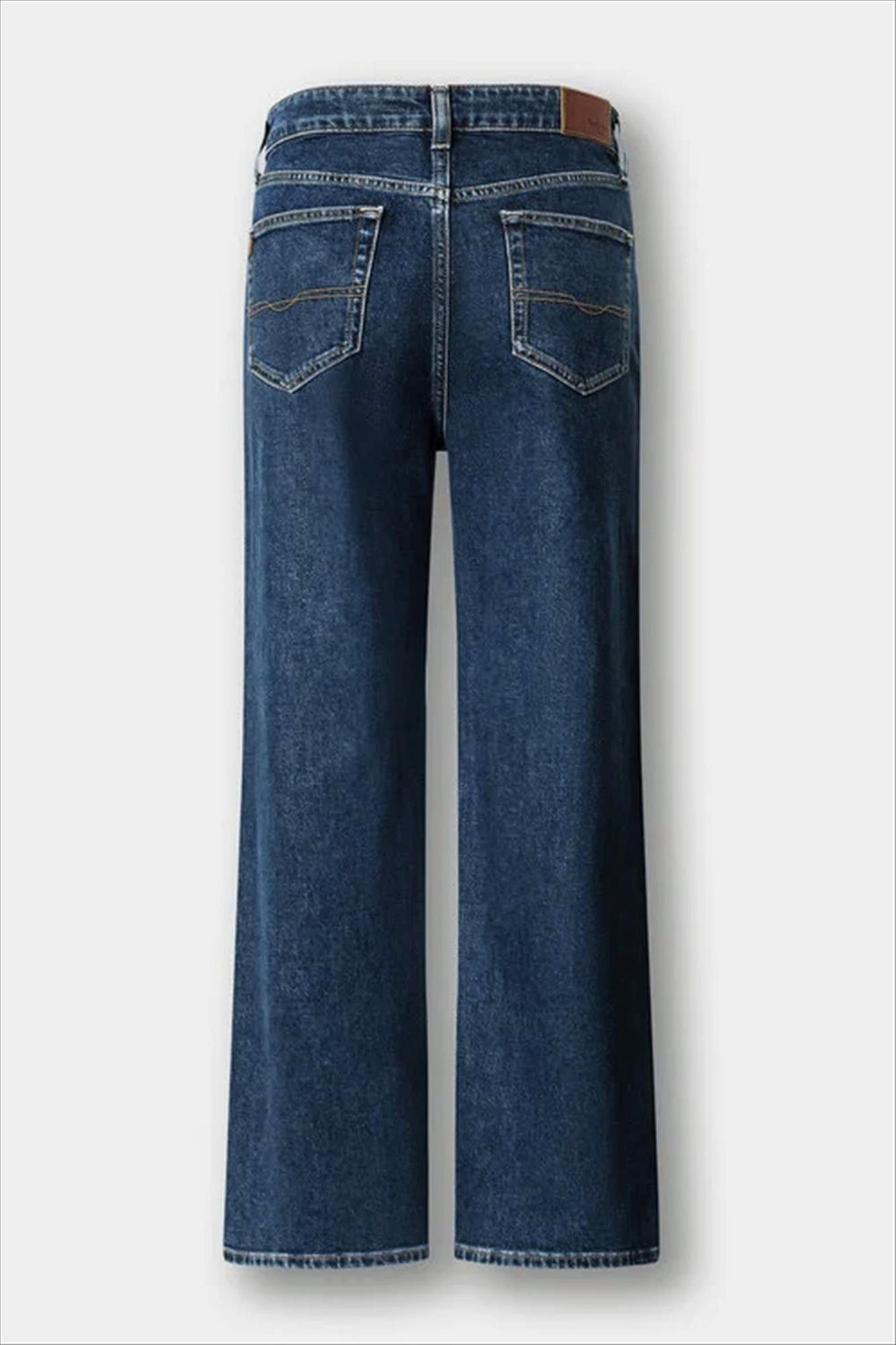 Pepe Jeans London - Donkerblauwe Lexa straight jeans