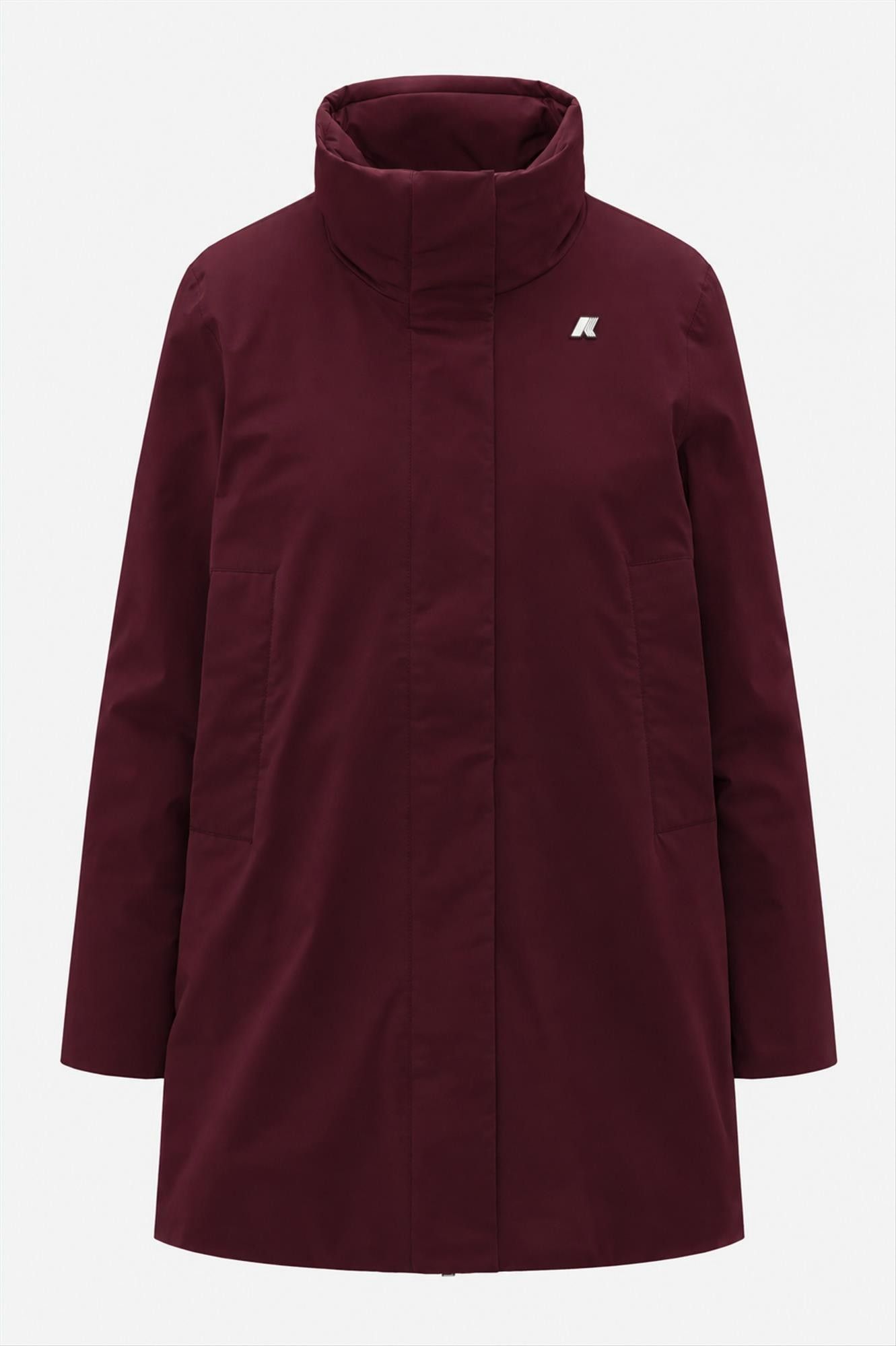 K-Way - Bordeauxpaarse Marla St Warm jas