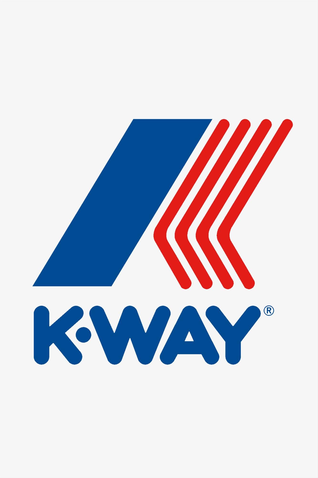 K-Way - Lichtblauwe Le Vrai 4.0 Albine Orsetto jas