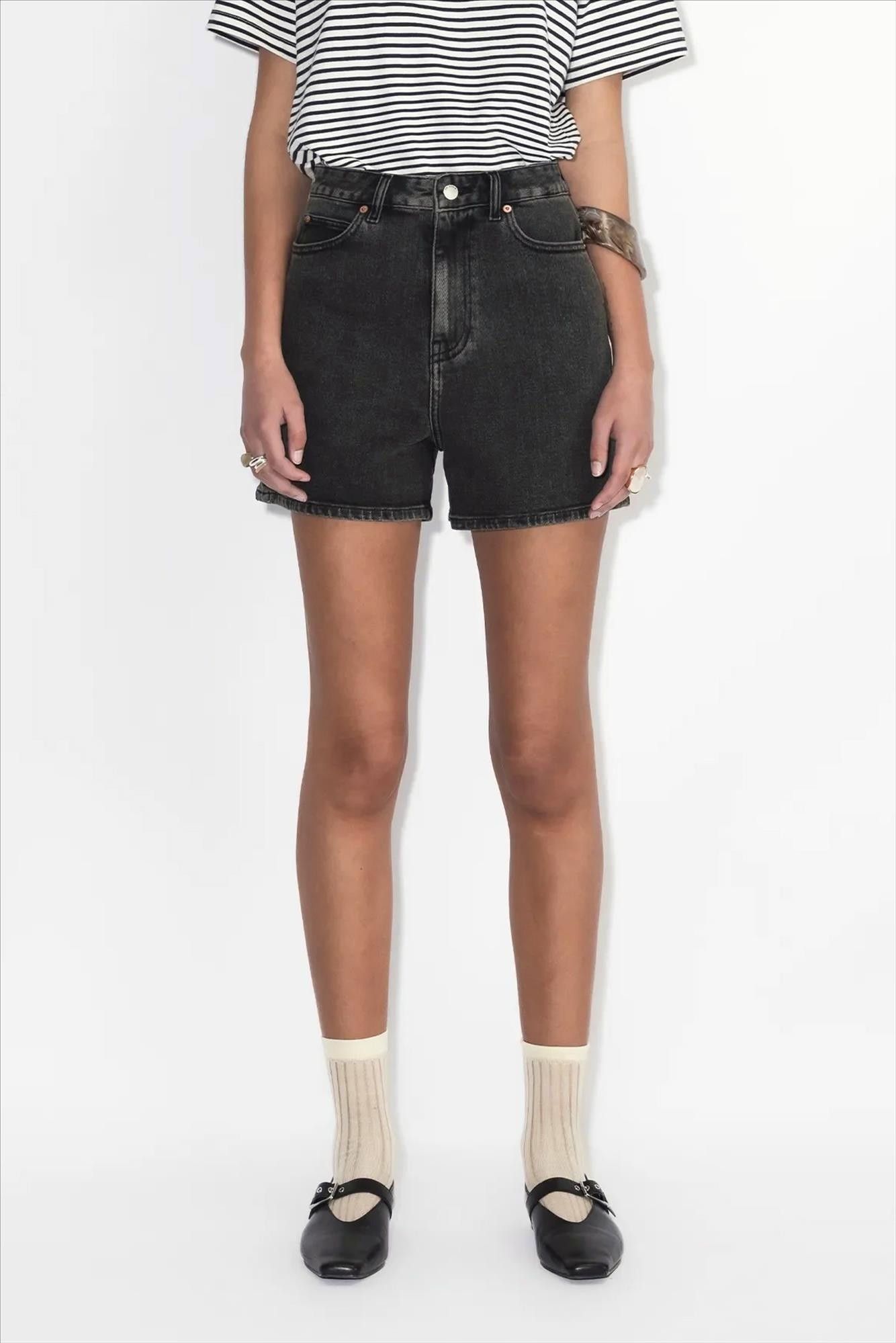 Dr. Denim - Zwarte Retro Nora short