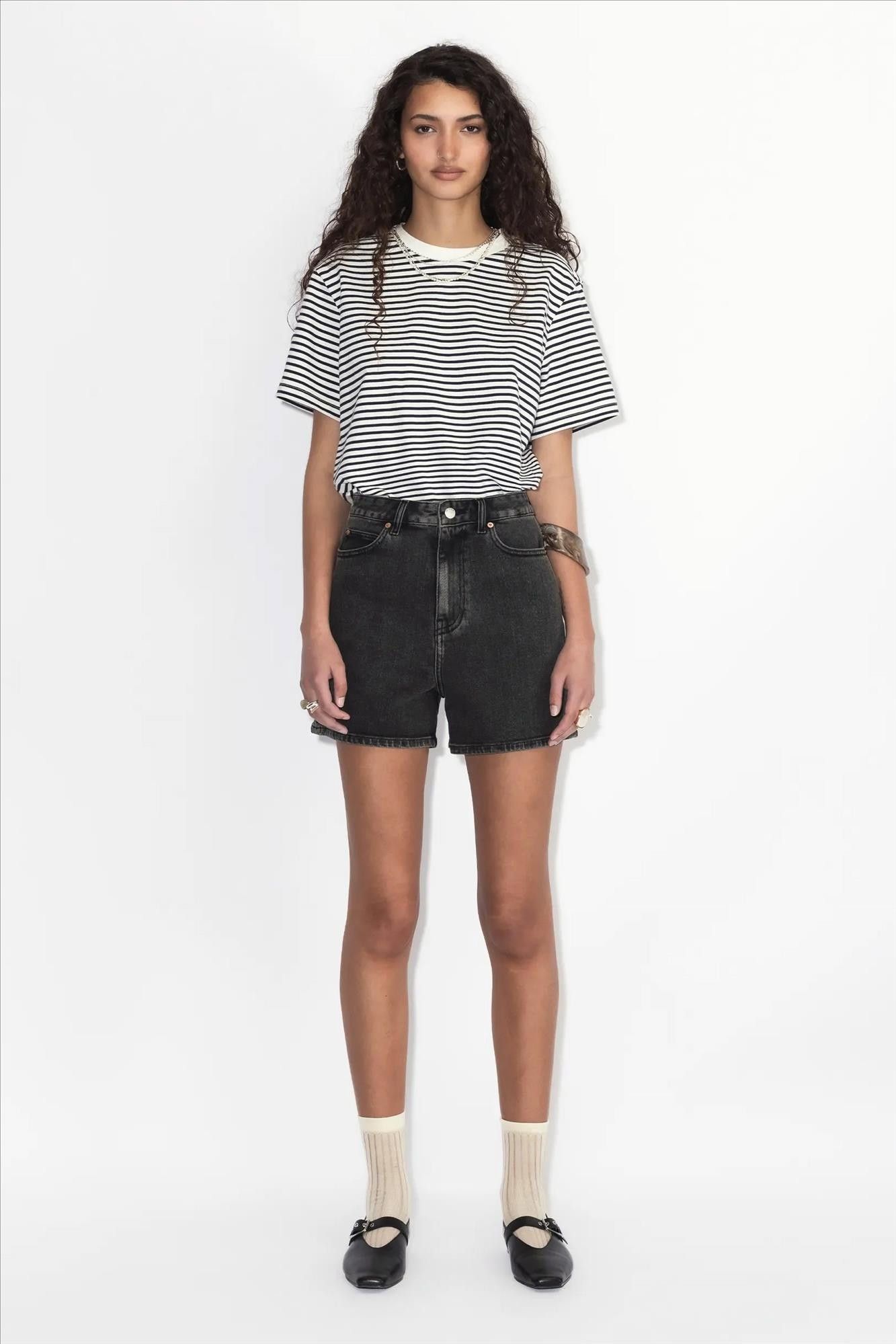 Dr. Denim - Zwarte Retro Nora short
