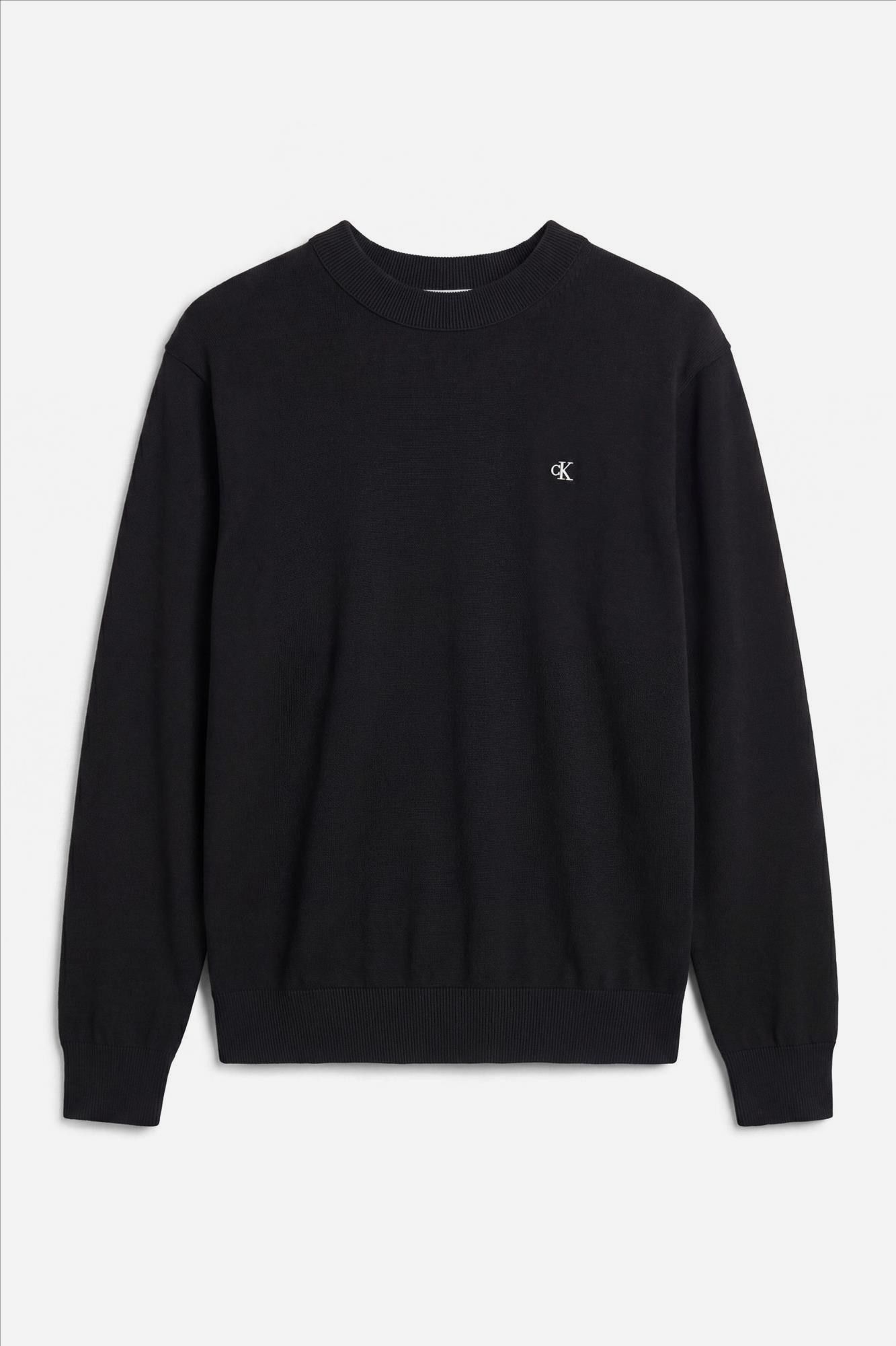 Calvin Klein Jeans - Zwarte Classic trui
