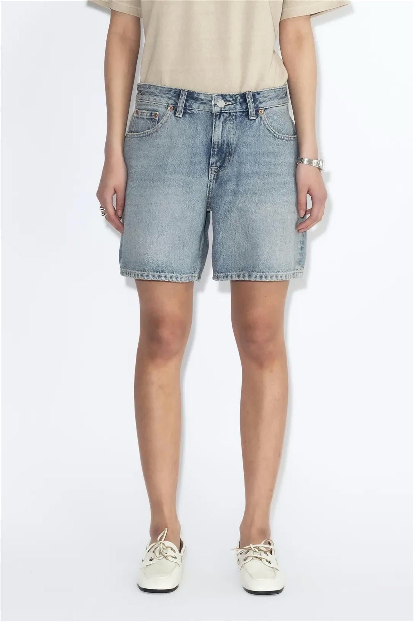Dr. Denim - Lichtblauwe Hill jeansshort