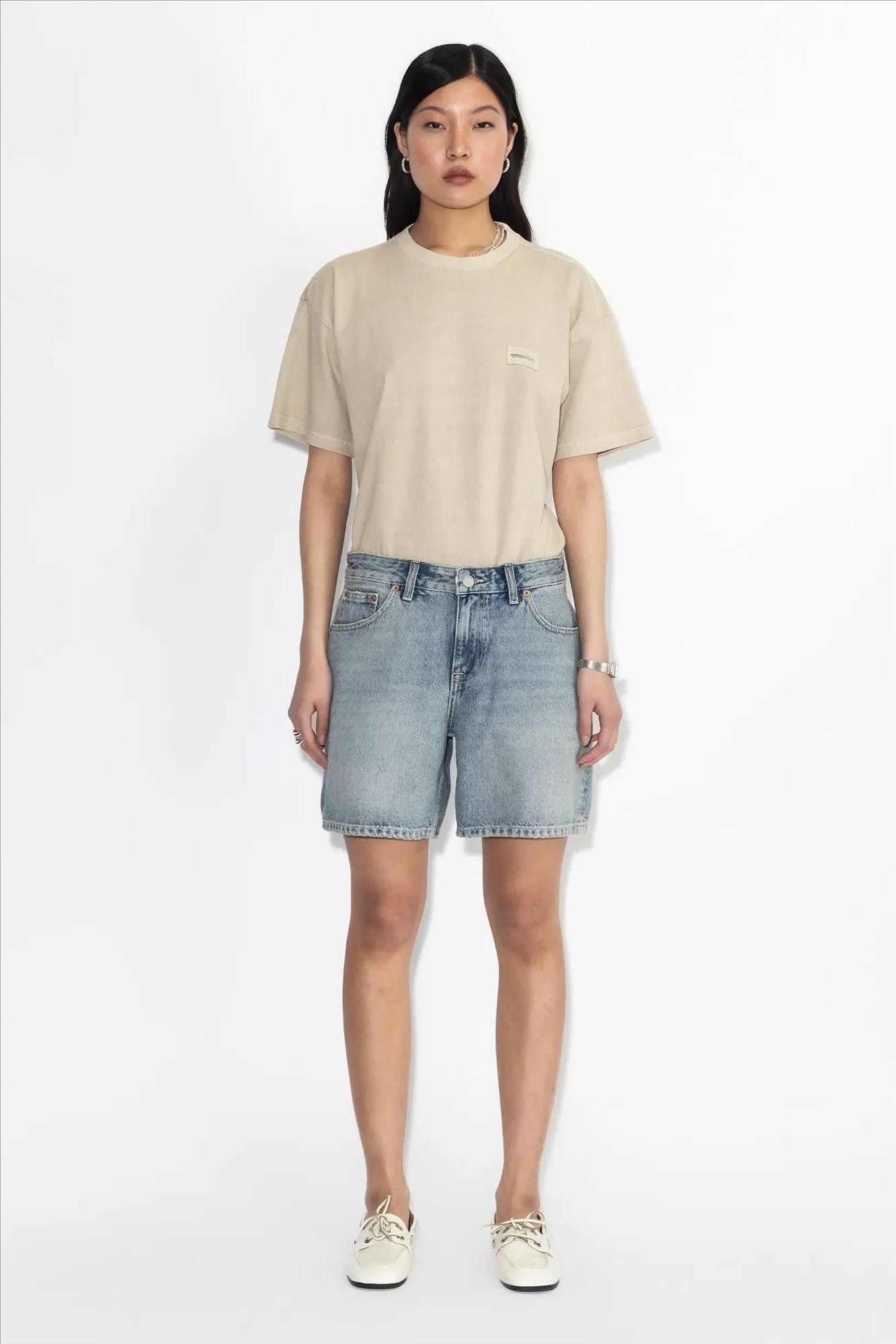 Dr. Denim - Lichtblauwe Hill jeansshort