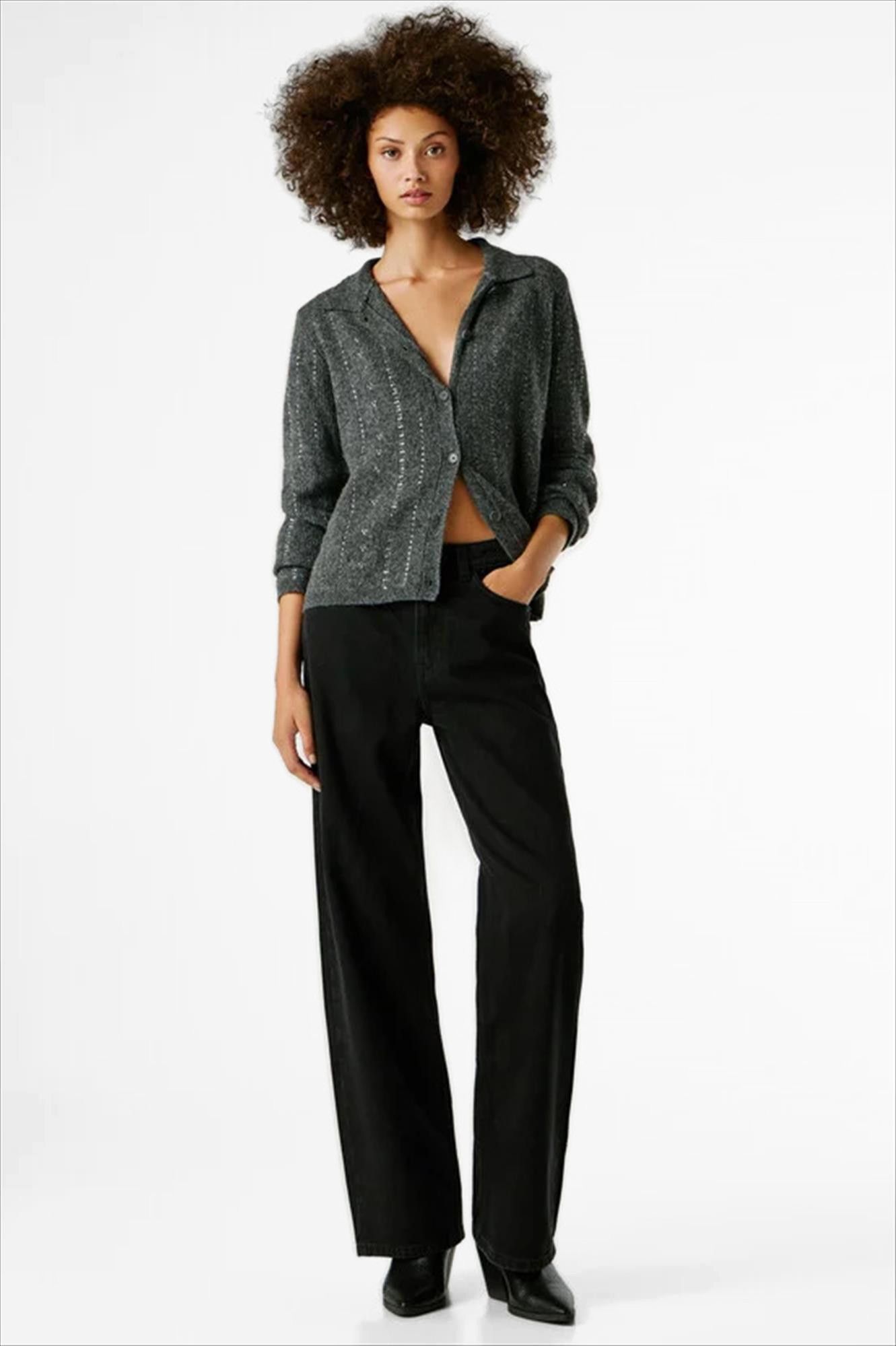 Pepe Jeans London - Zwarte Lexa straight jeans