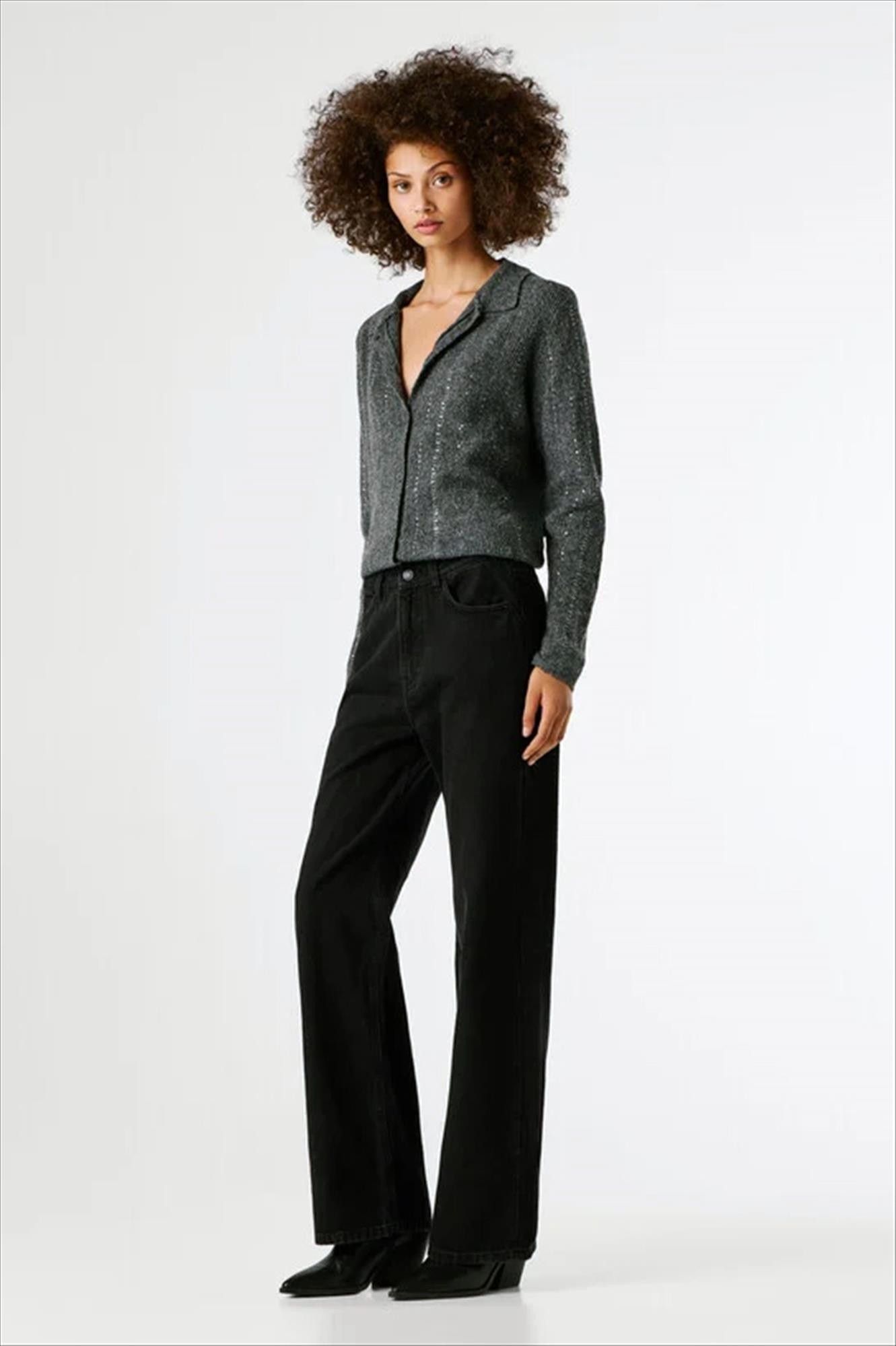 Pepe Jeans London - Zwarte Lexa straight jeans