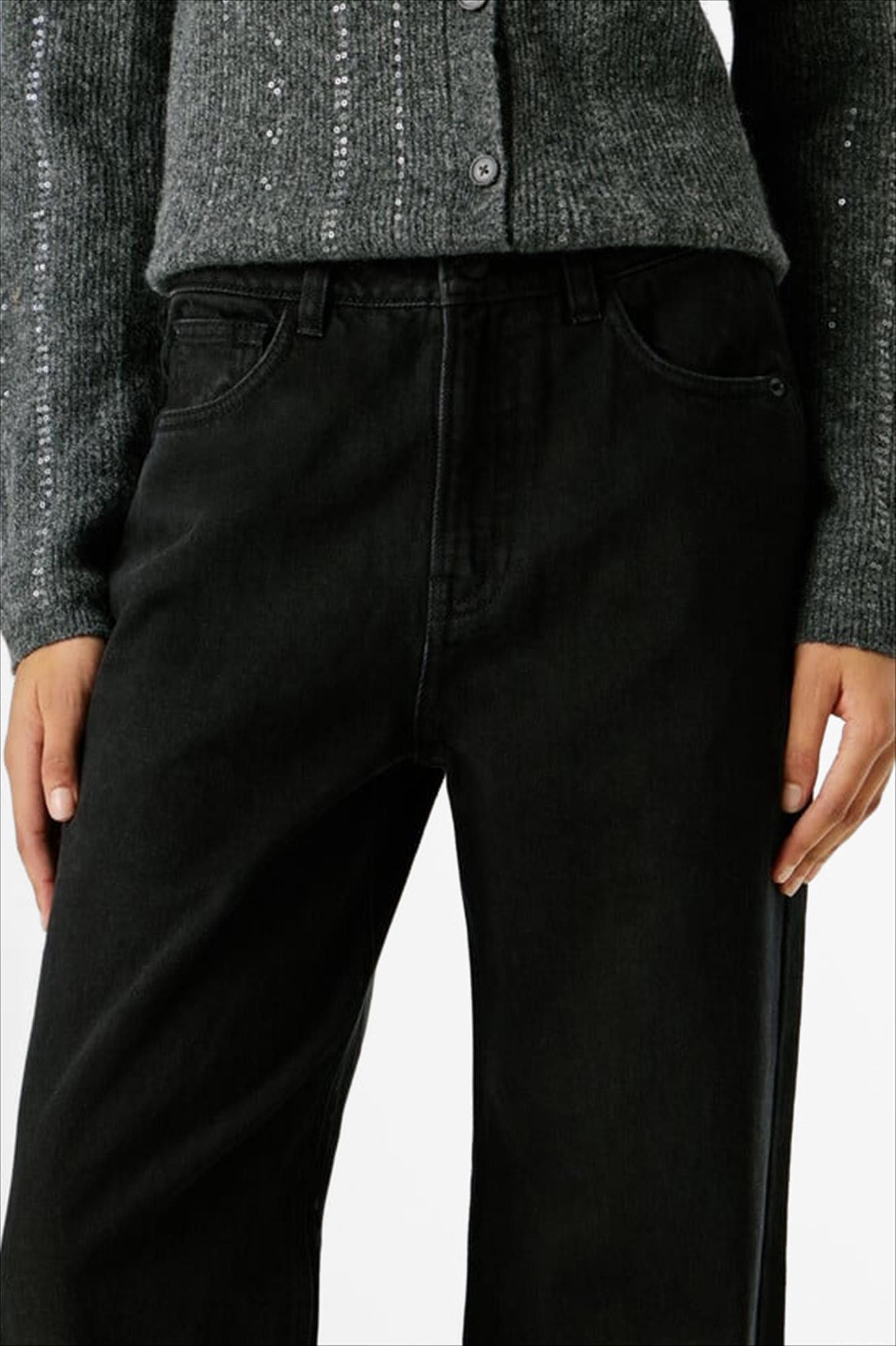 Pepe Jeans London - Zwarte Lexa straight jeans